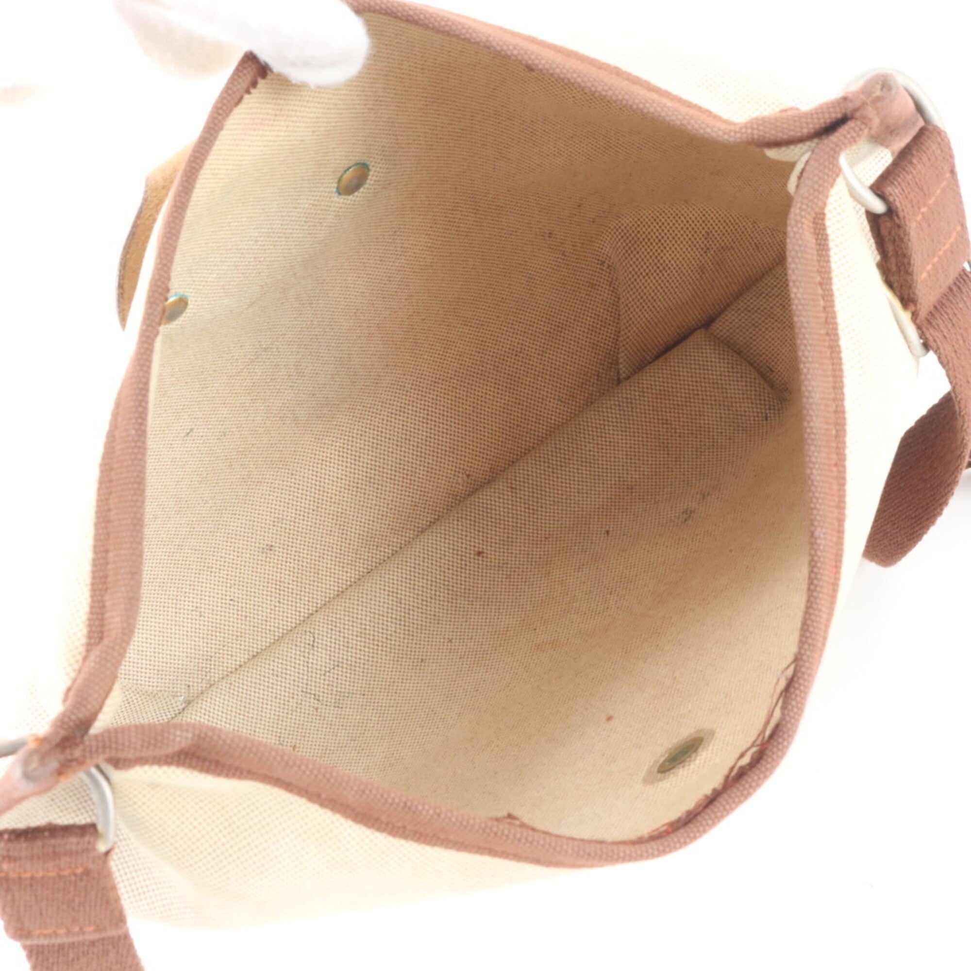 Hermes Beige Brown Leather Shoulder Bag Tote Bag (Pre-Owned)