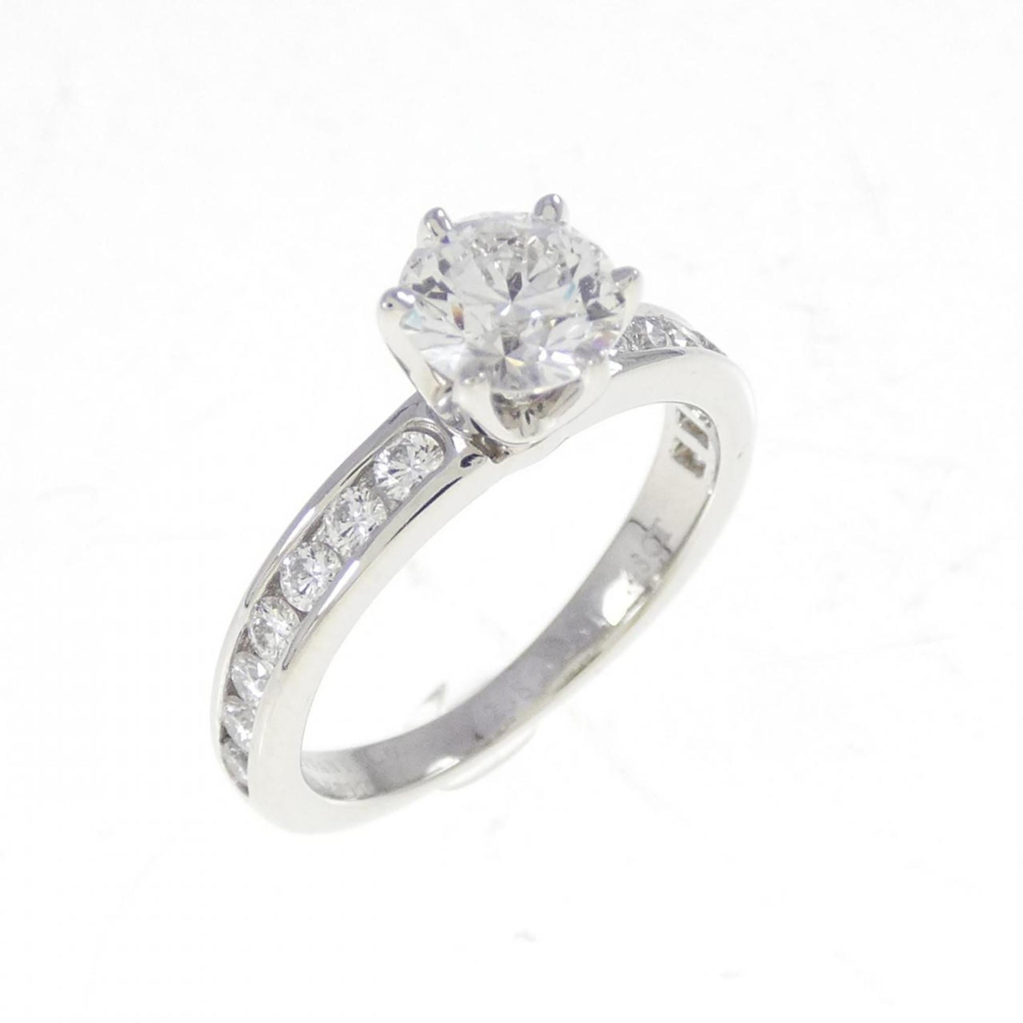 Tiffany Platinum Platinum 950 Band Ring (Pre-Owned)
