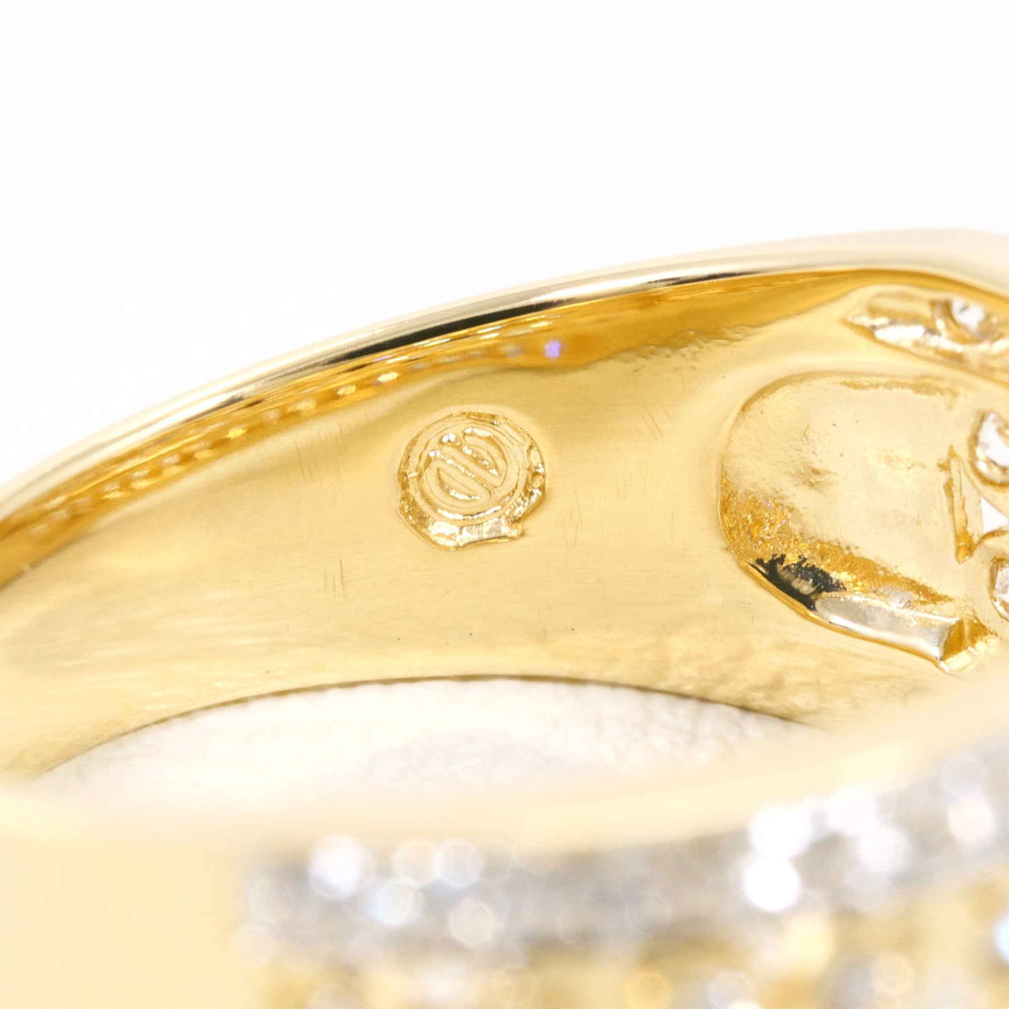 Unbranded White Gold Yellow Gold White Gold (14K) Yellow Gold (14K) Band Ring (Pre-Owned)