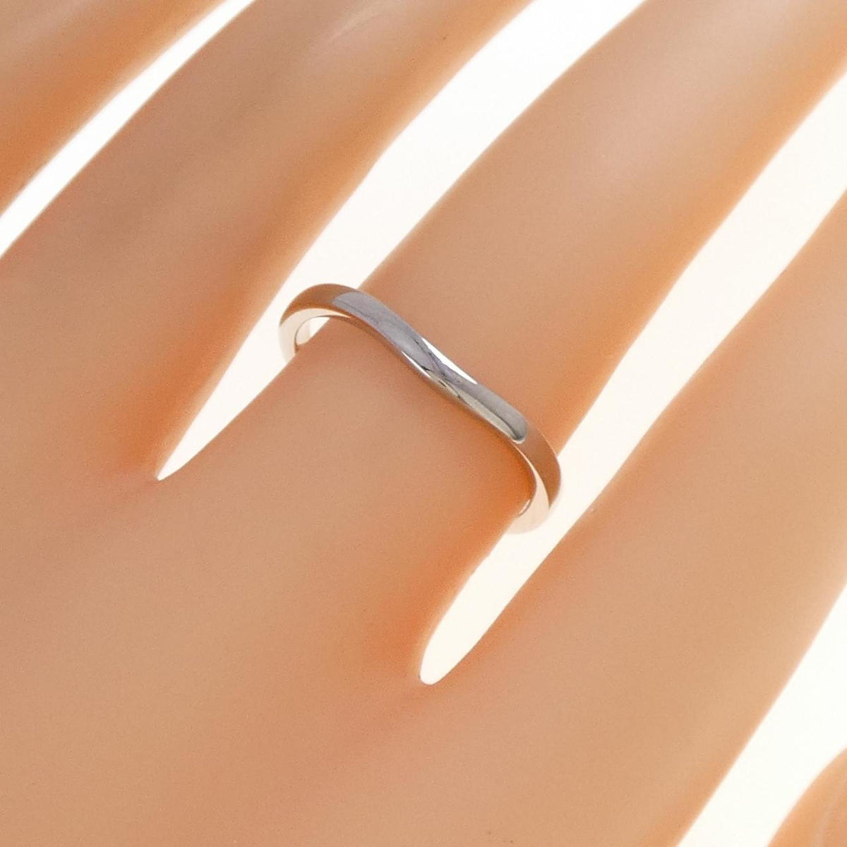 Cartier Platinum Platinum 950 Band Ring (Pre-Owned)