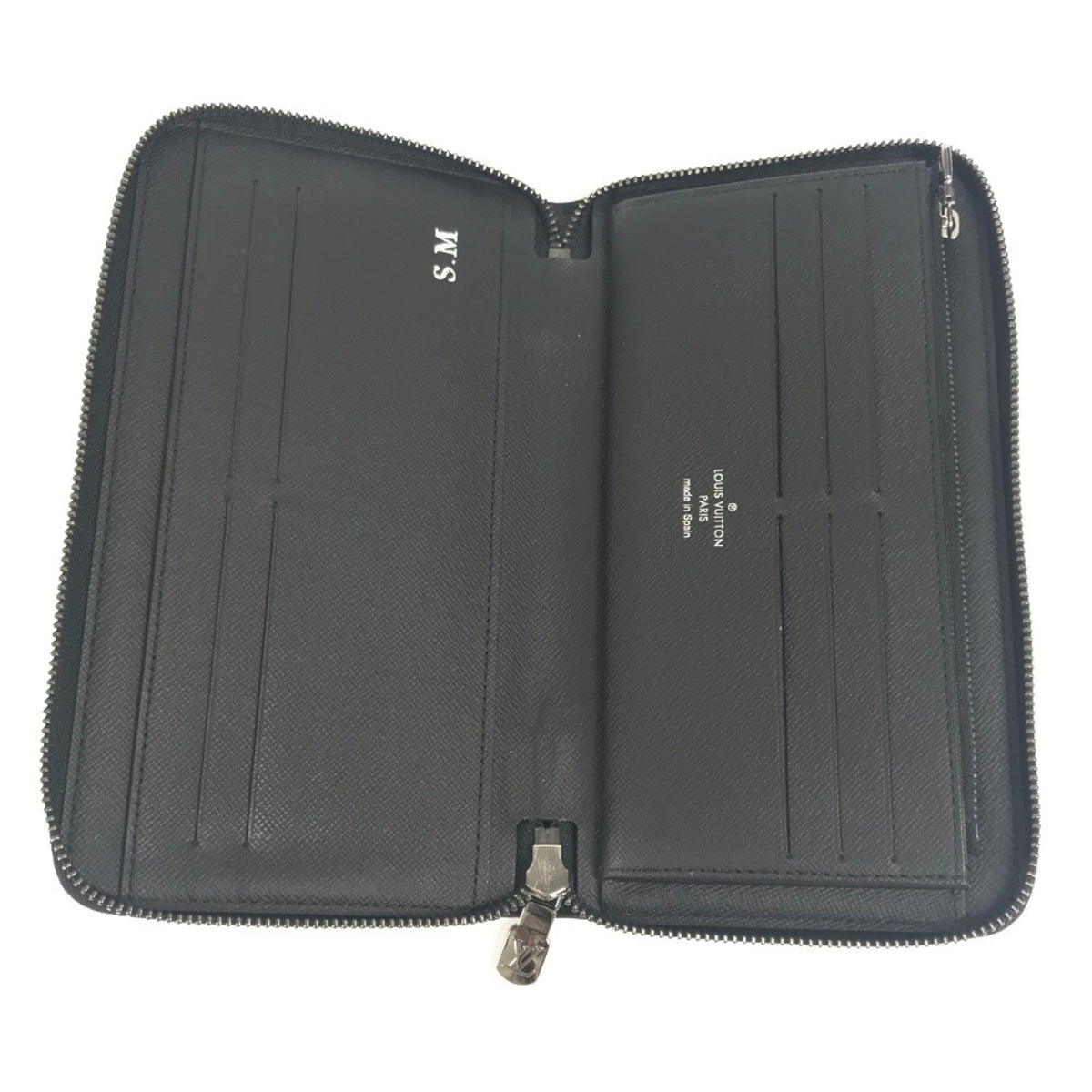Louis Vuitton Monogram Eclipse Black Monogram Eclipse Long Wallet (Bi-Fold) (Pre-Owned)