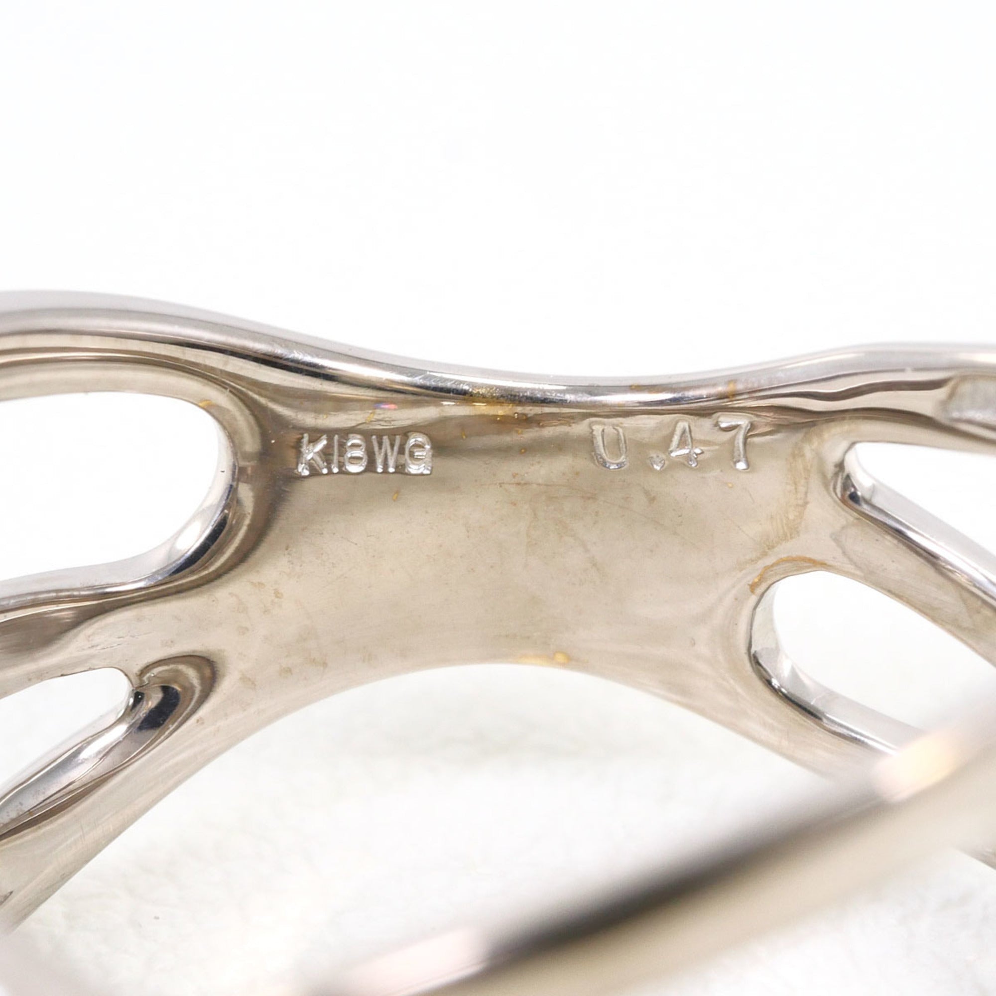 Unbranded White Gold White Gold (18K) Band Ring (Pre-Owned)