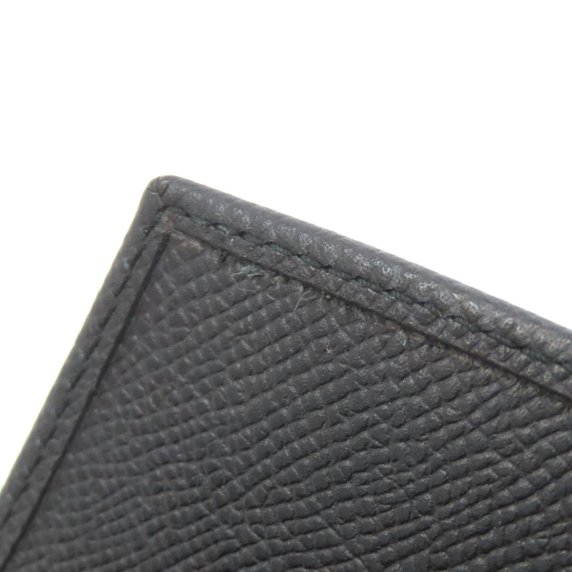 Salvatore Ferragamo Black Leather Long Wallet (Bi-Fold) (Pre-Owned)