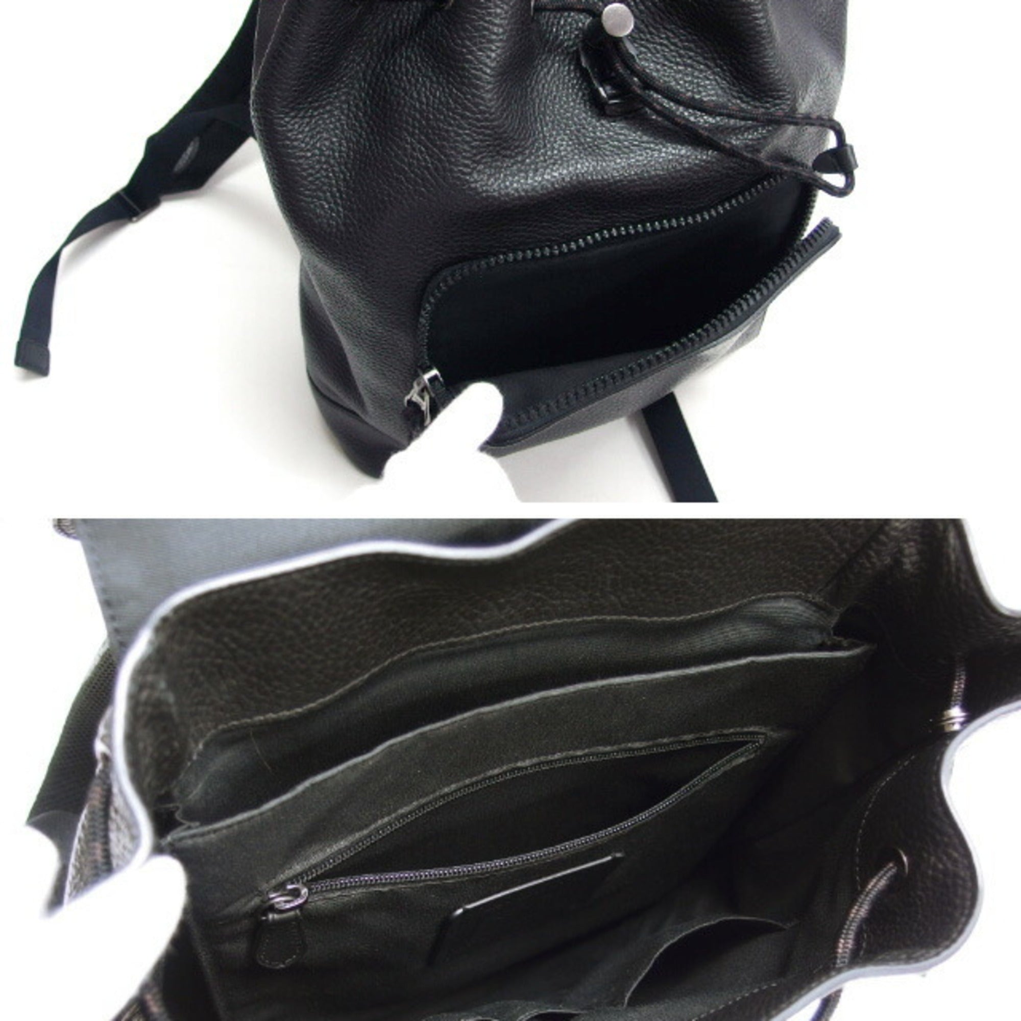 Coach Black Leather Backpack (Pre-Owned)