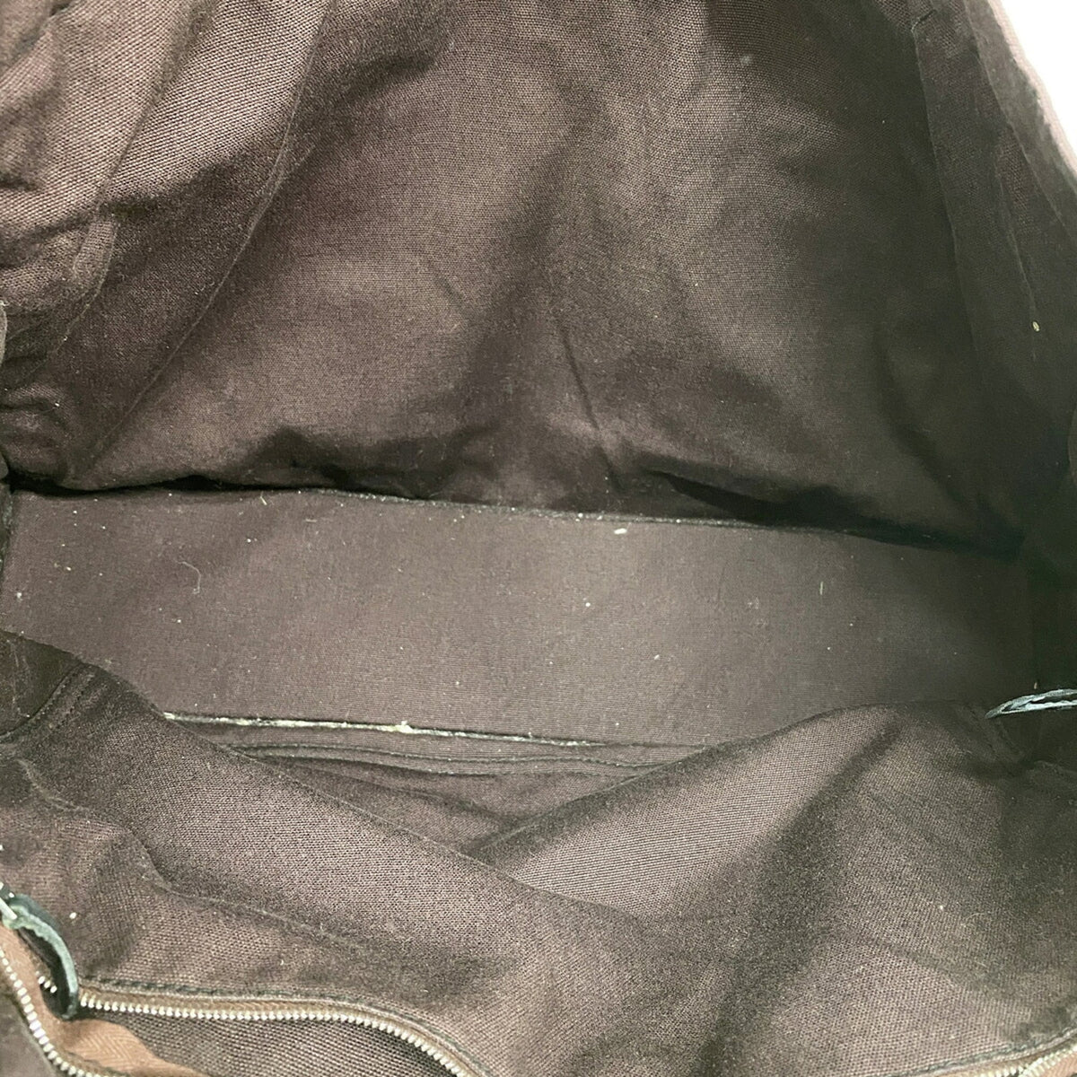 Hermes Black Bordeaux Canvas Tote Bag (Pre-Owned)