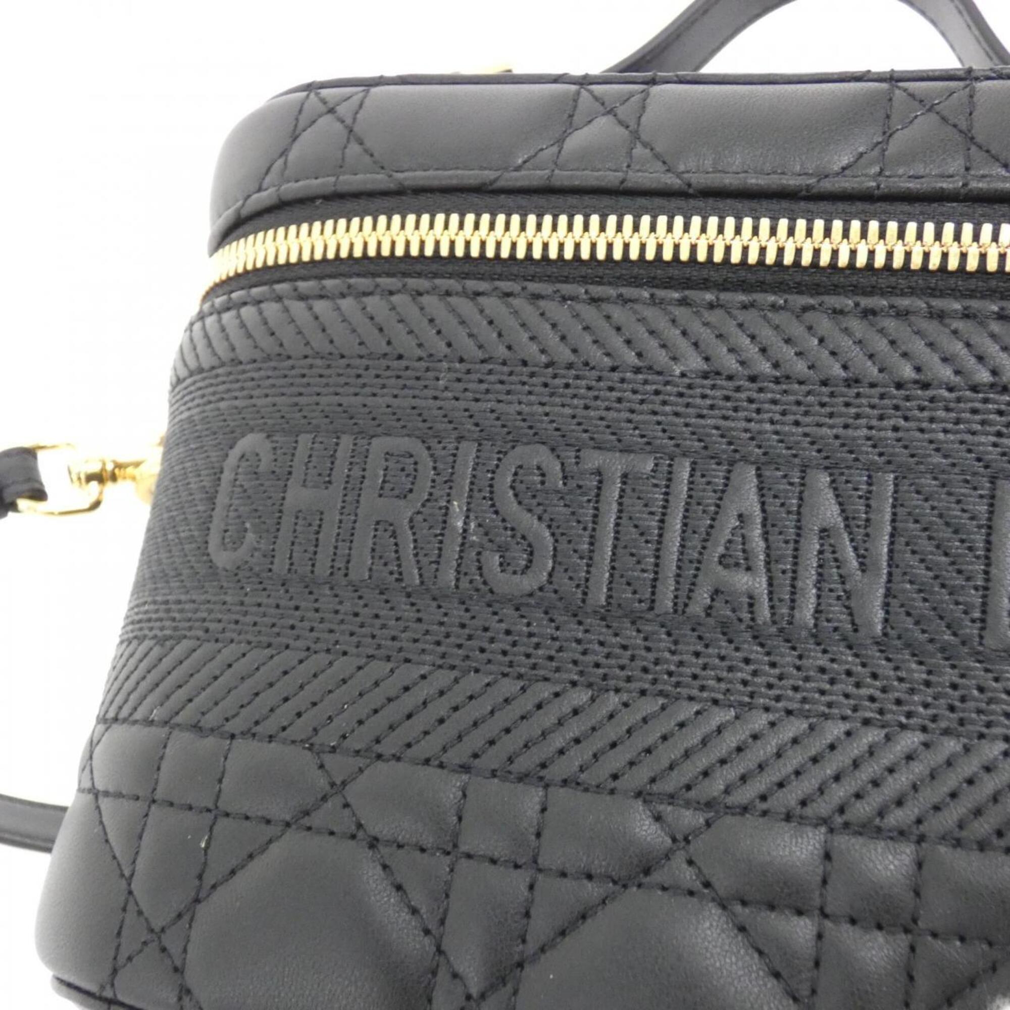 Christian Dior Black Leather Handbag (Pre-Owned)