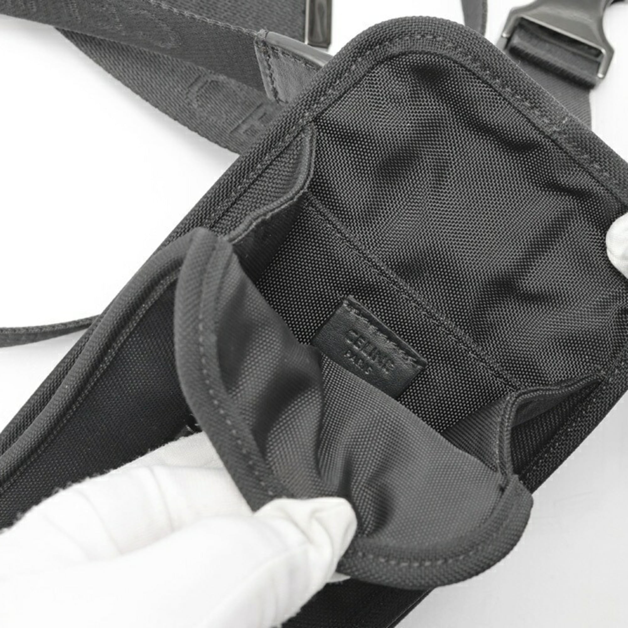 Celine Black Nylon Pouch (Pre-Owned)