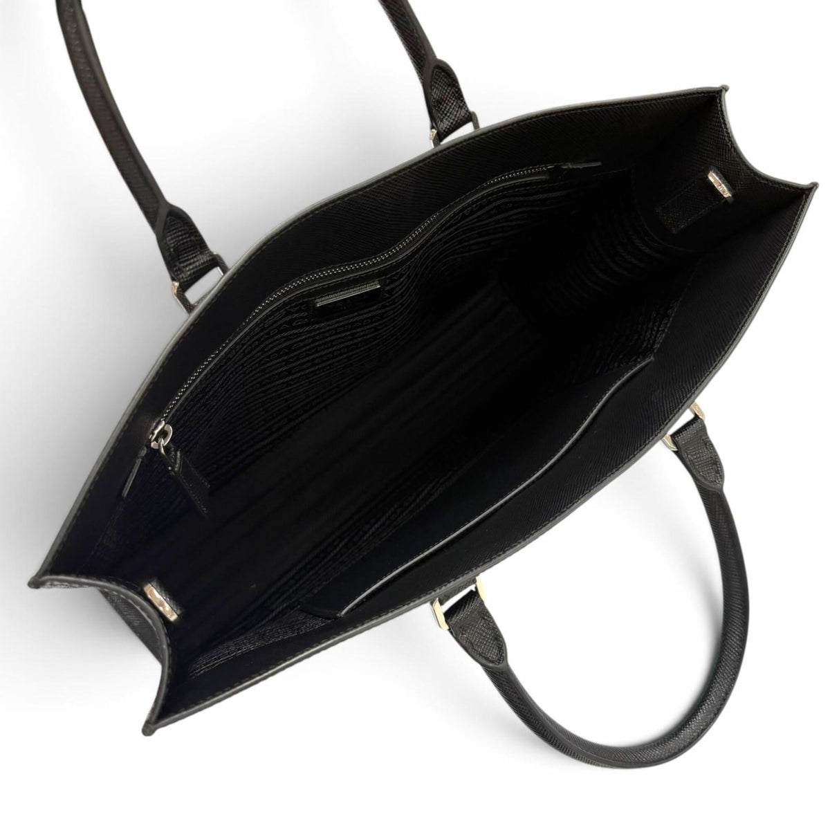 Prada Black Leather Tote Bag (Pre-Owned)