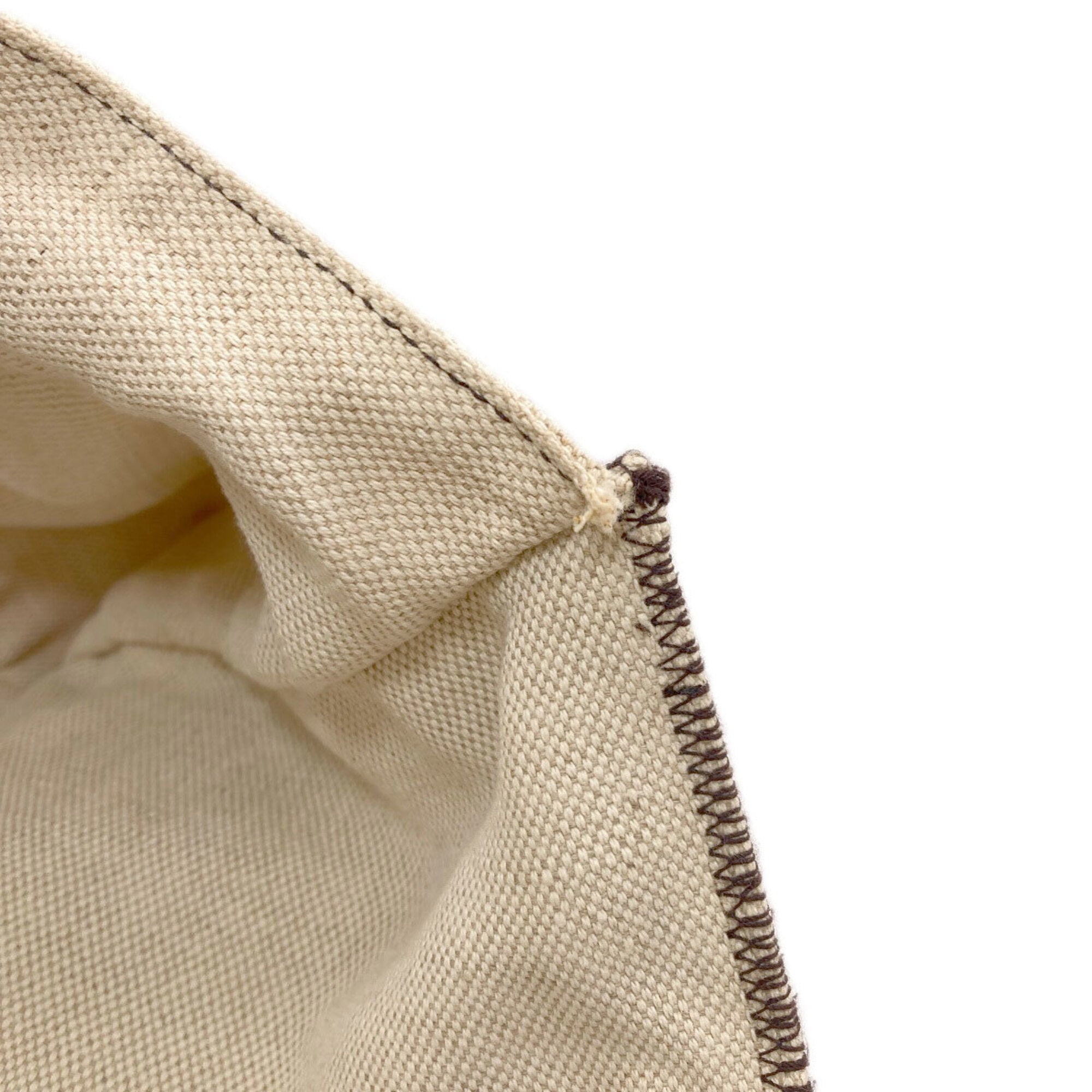 Miu Miu Beige Canvas Tote Bag (Pre-Owned)