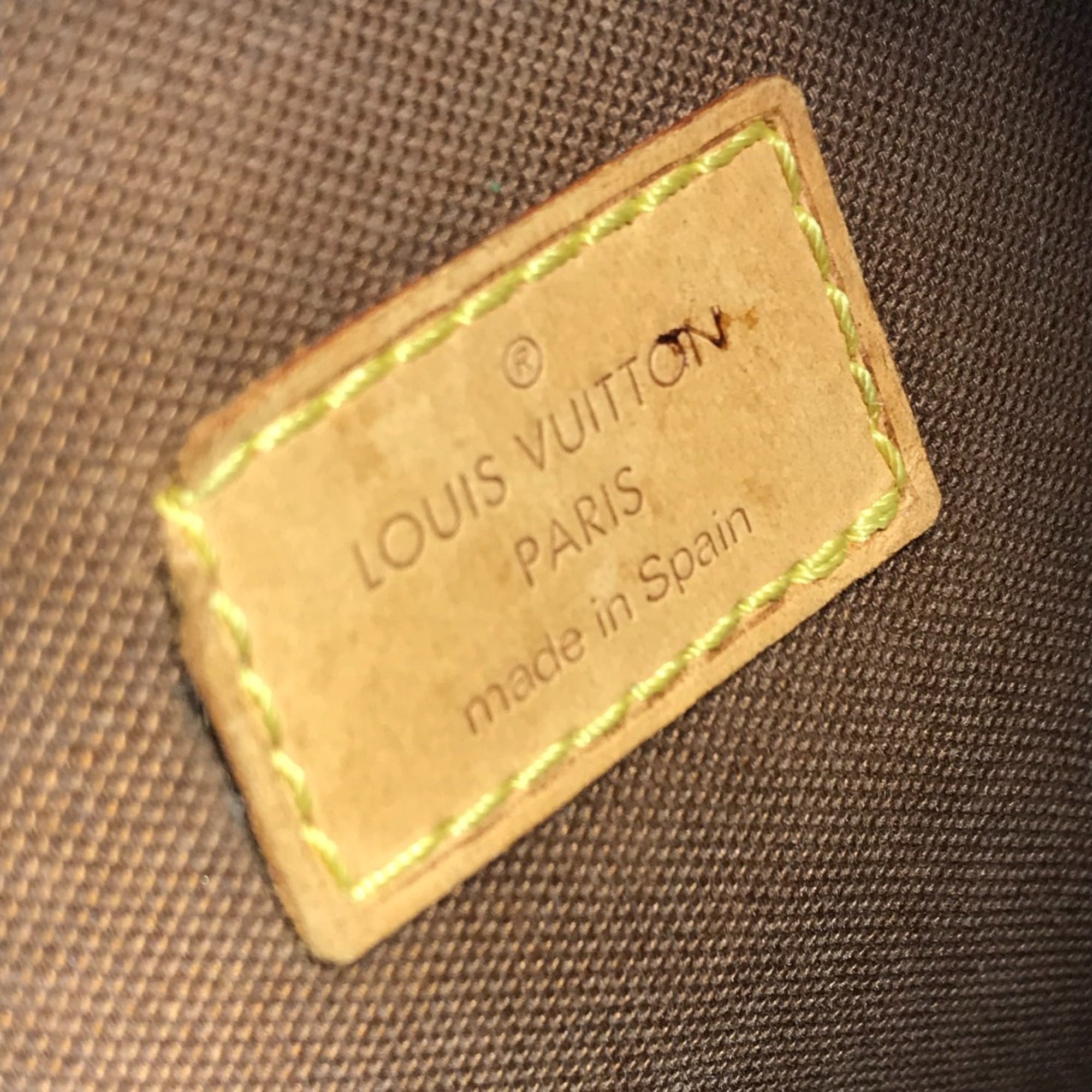 Louis Vuitton Brown Monogram Pochette Shoulder Bag Sling Bag (Pre-Owned)