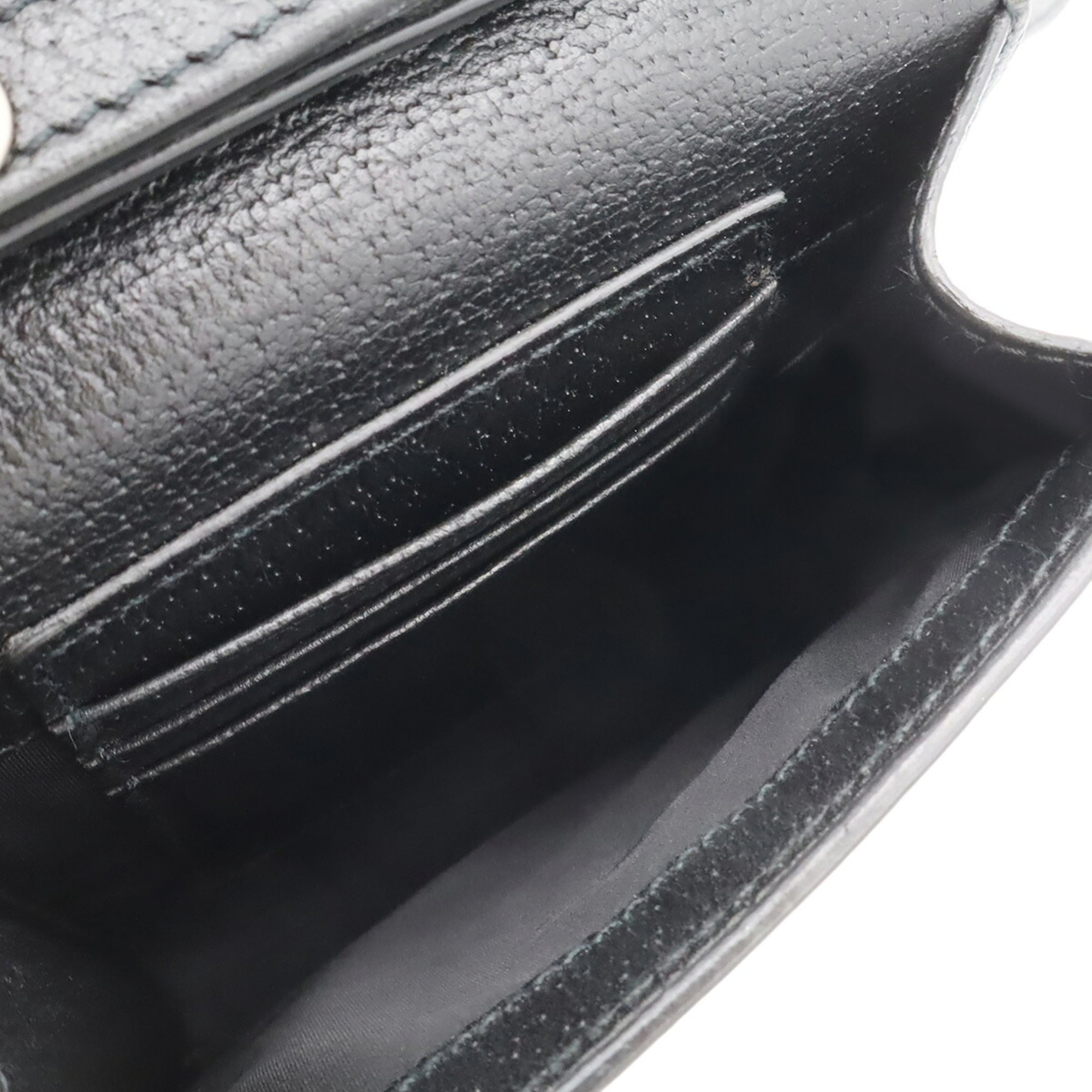 Gucci Black Nylon Canvas Leather Pochette Shoulder Bag (Pre-Owned)