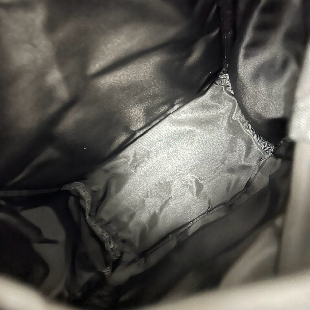 Prada Black Nylon Leather Backpack (Pre-Owned)