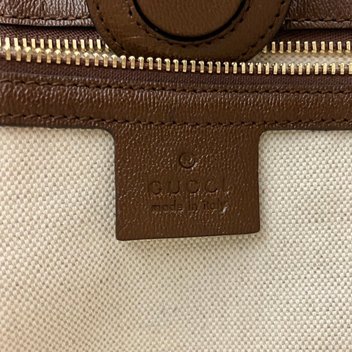 Gucci Brown Leather Tote Bag (Pre-Owned)