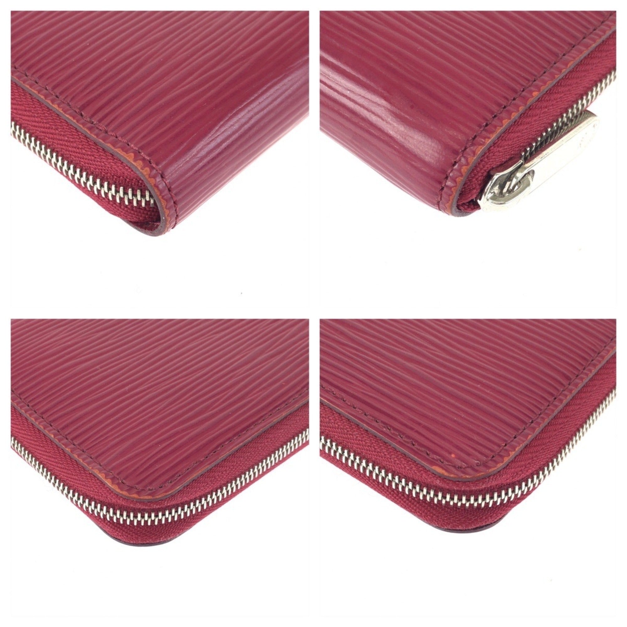 Louis Vuitton Fuchsia Pink Leather Coin Purse/Coin Case (Pre-Owned)