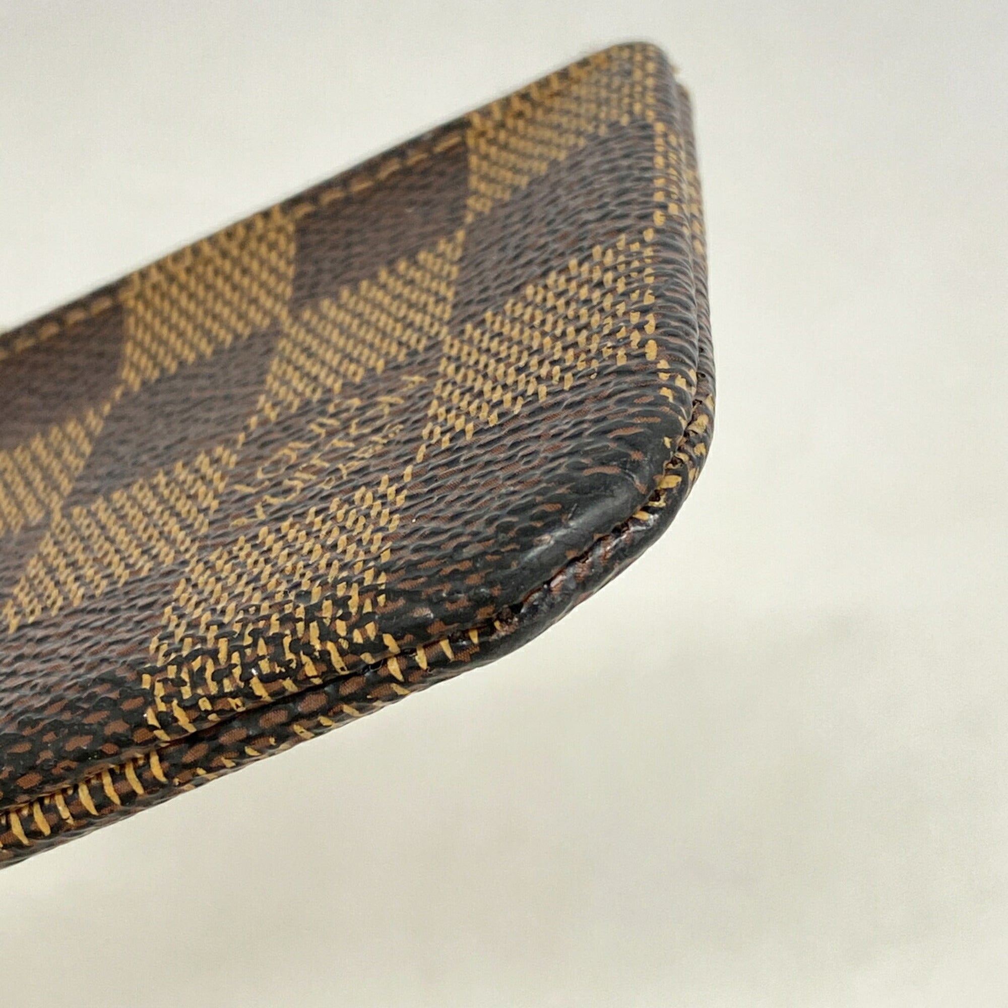 Louis Vuitton Ebene Coin Purse/Coin Case (Pre-Owned)
