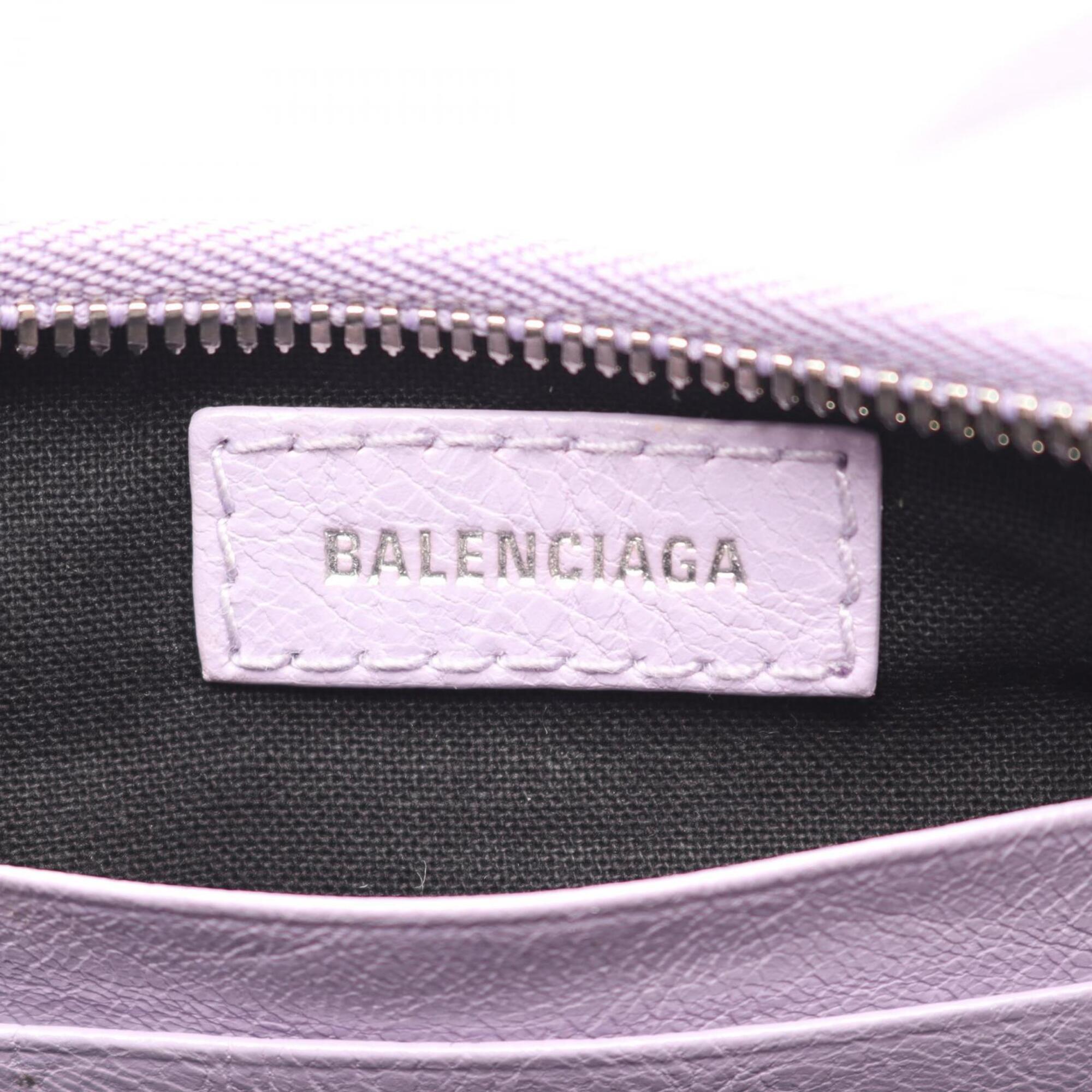 Balenciaga Purple Leather Handbag (Pre-Owned)