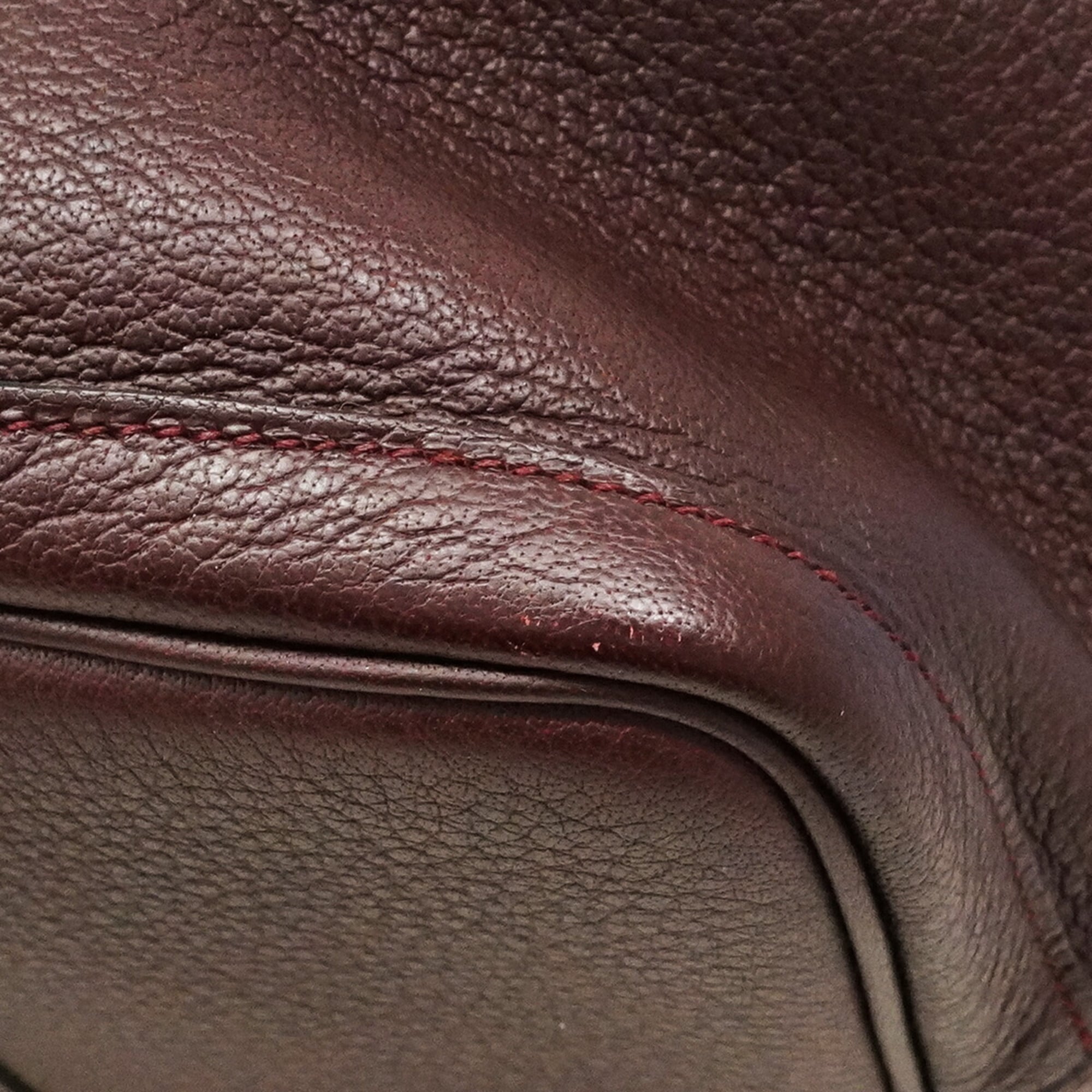 Hermes Bordeaux Negonda Leather Tote Bag (Pre-Owned)