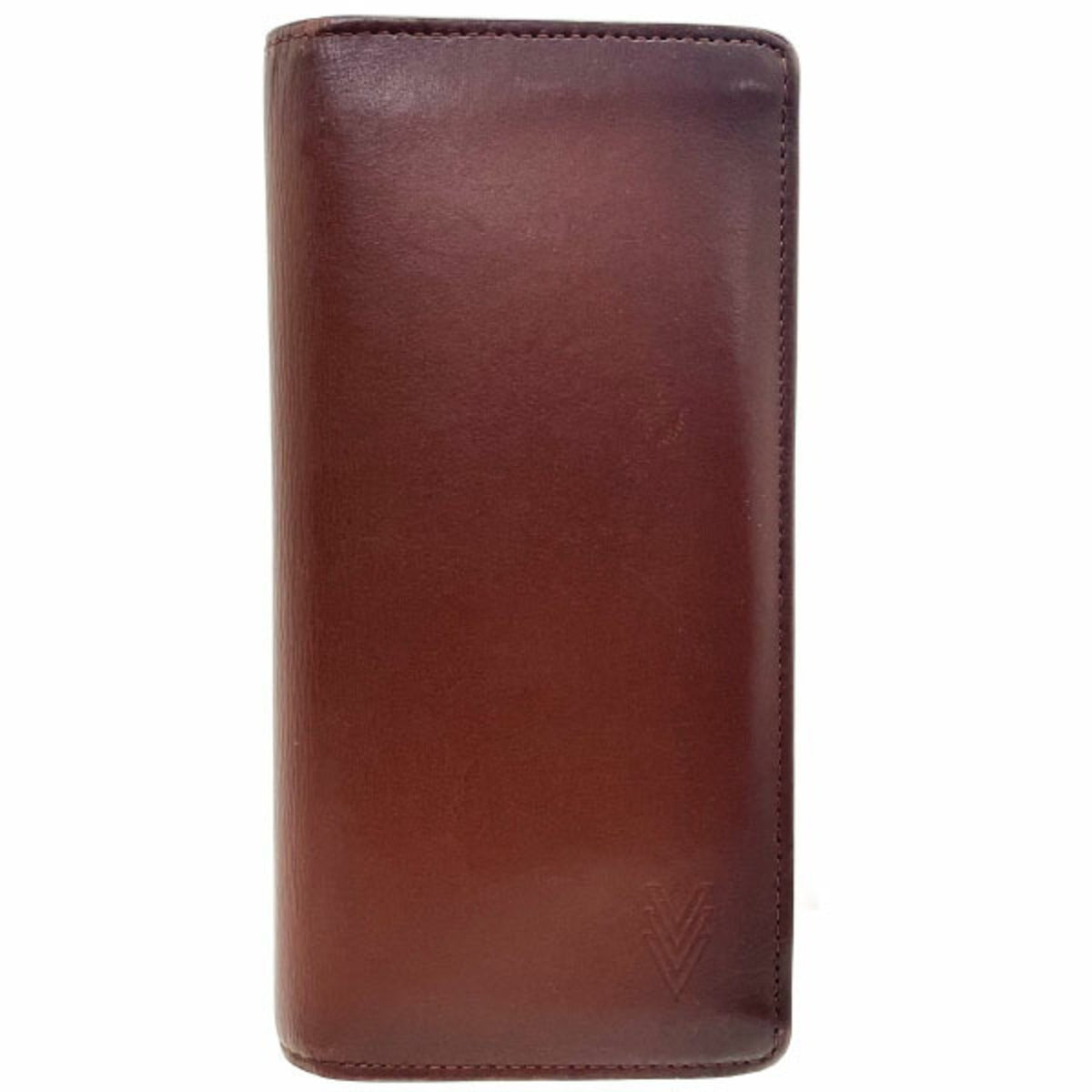 Louis Vuitton Brown Ombre Leather Long Wallet (Bi-Fold) (Pre-Owned)
