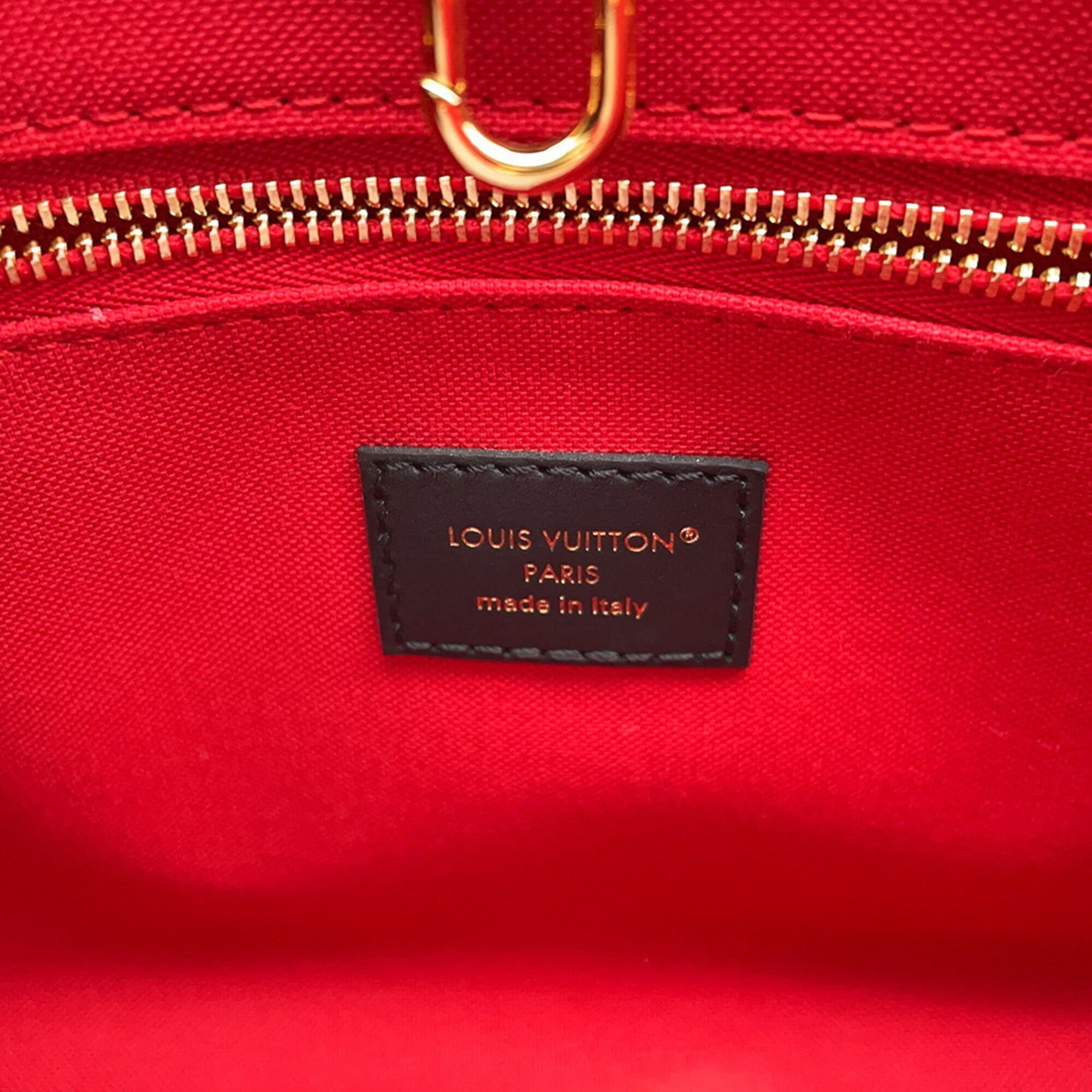 Louis Vuitton Monogram Reverse Red Color Monogram Reverse Monogram Handbag Shoulder Bag (Pre-Owned)