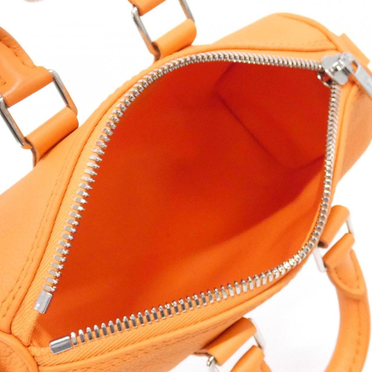 Louis Vuitton Orange Leather Boston Bag (Pre-Owned)