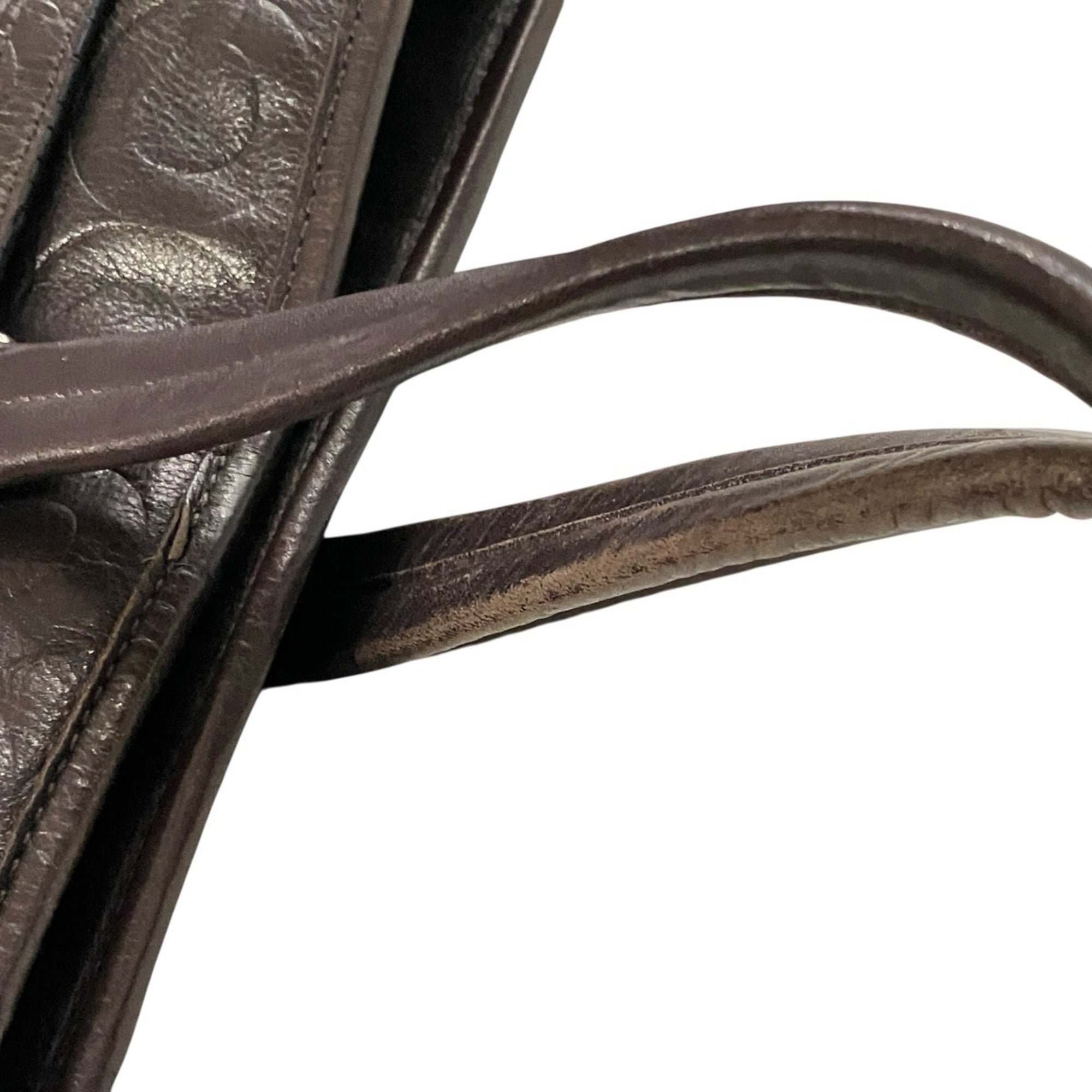 Coach Brown Leather Shoulder Bag (Pre-Owned)