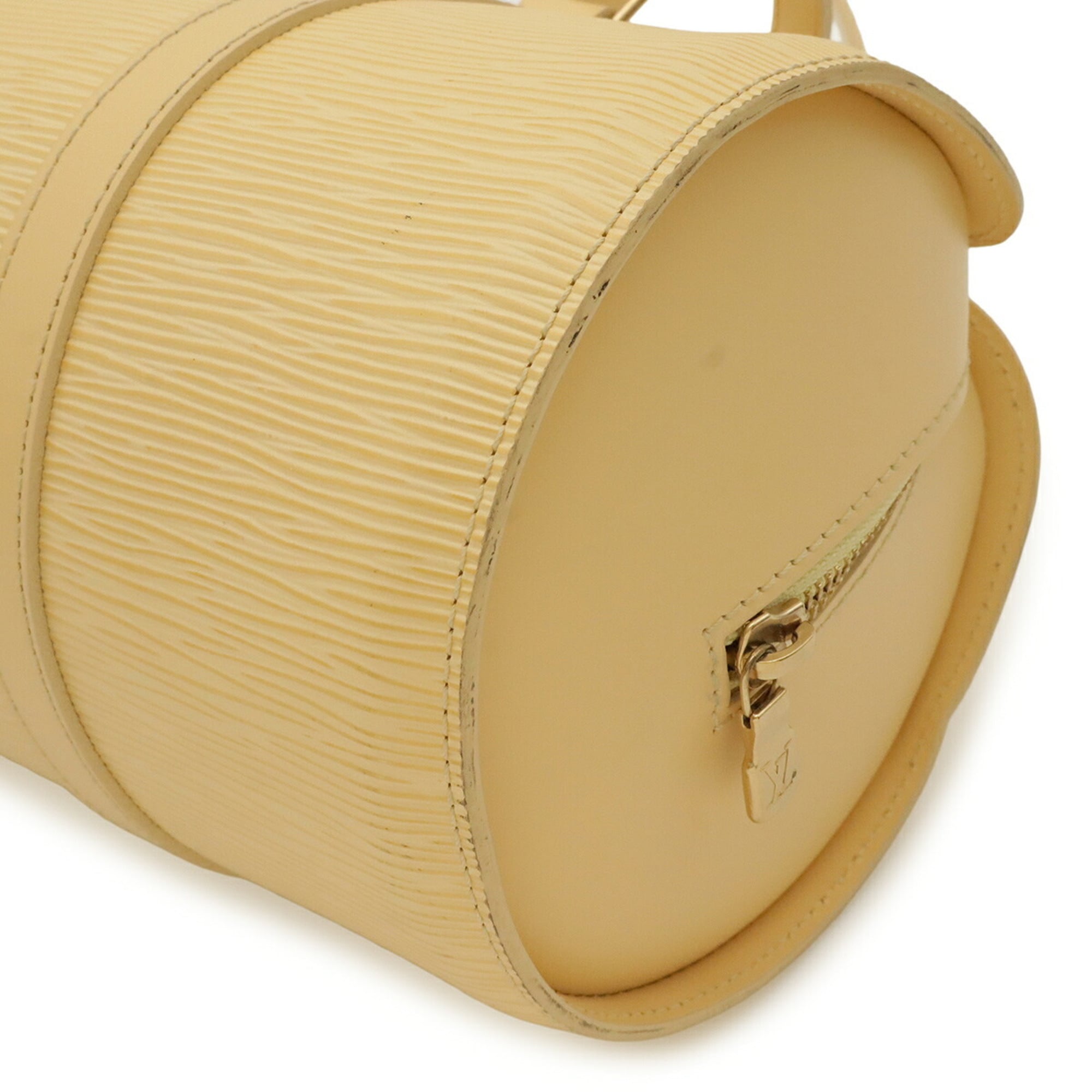 Louis Vuitton Ivory White Epi Leather Handbag Pouch Shoulder Bag (Pre-Owned)