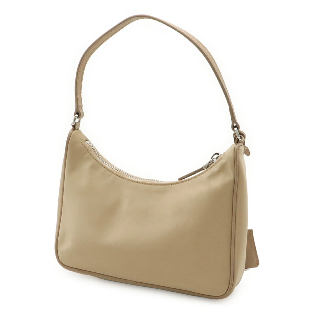 Prada Beige Nylon Handbag Pouch (Pre-Owned)