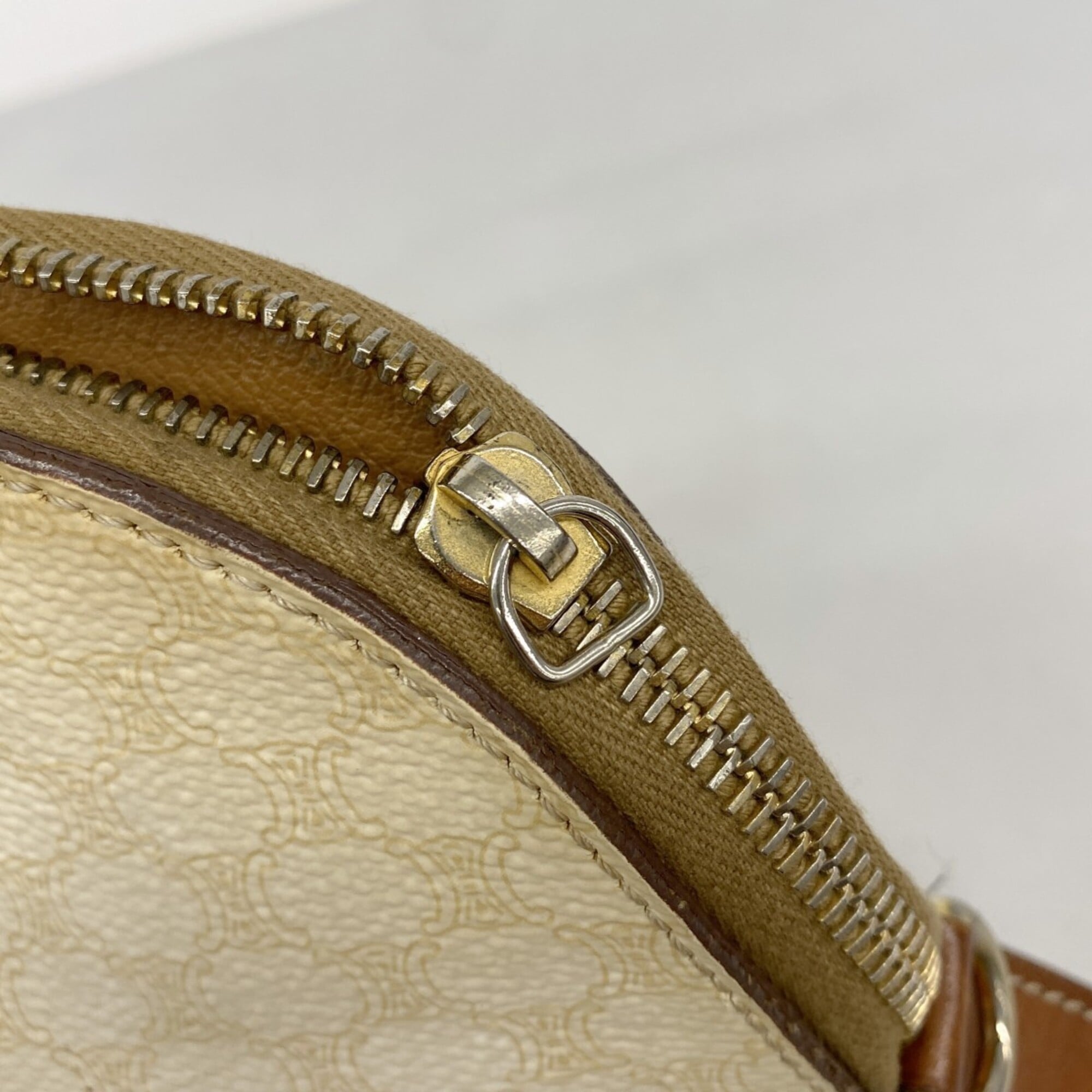 Celine Beige Pvc Handbag (Pre-Owned)