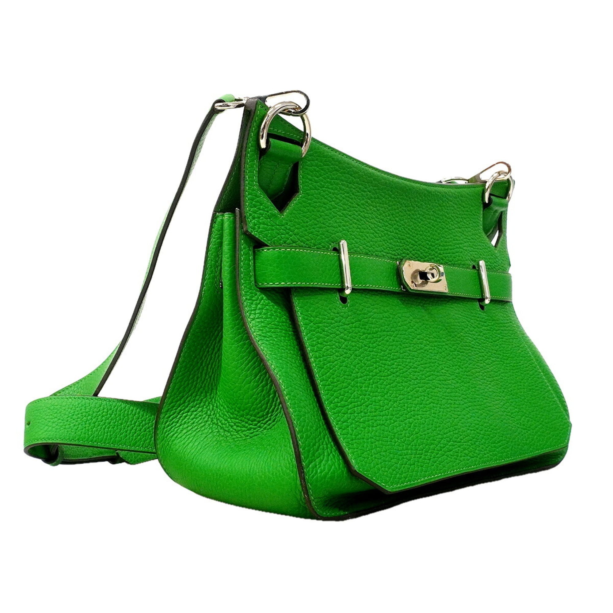 Hermes Bambou Taurillon Clemence Leather Shoulder Bag (Pre-Owned)