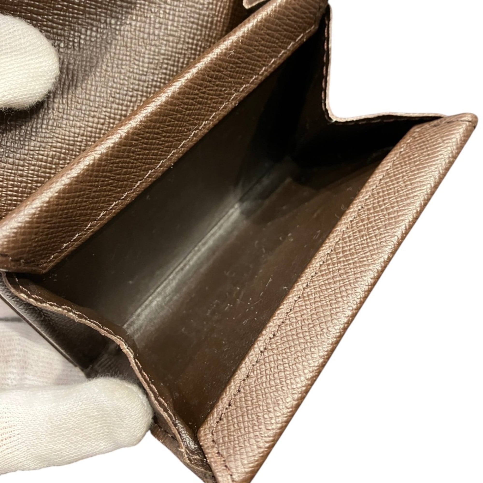Louis Vuitton Brown Pvc Coin Purse/Coin Case (Pre-Owned)