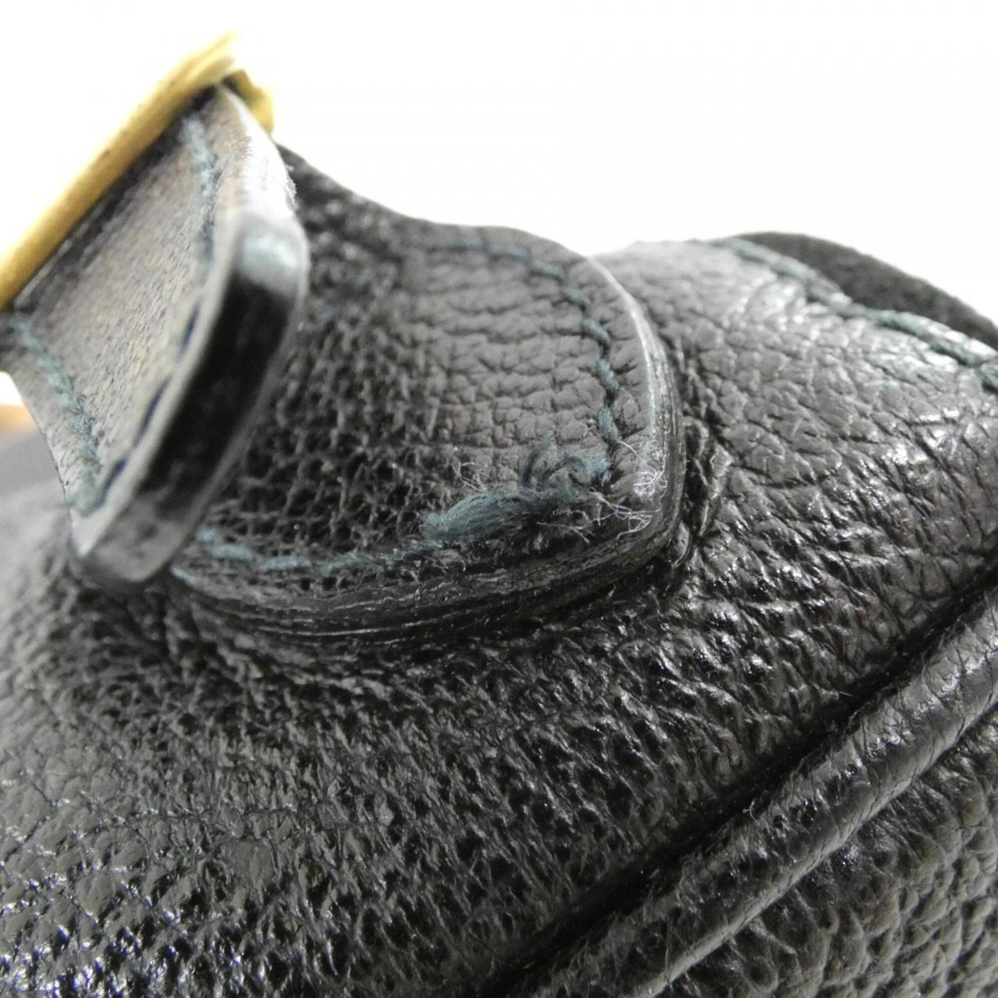 Gucci Black Suede Leather Backpack (Pre-Owned)