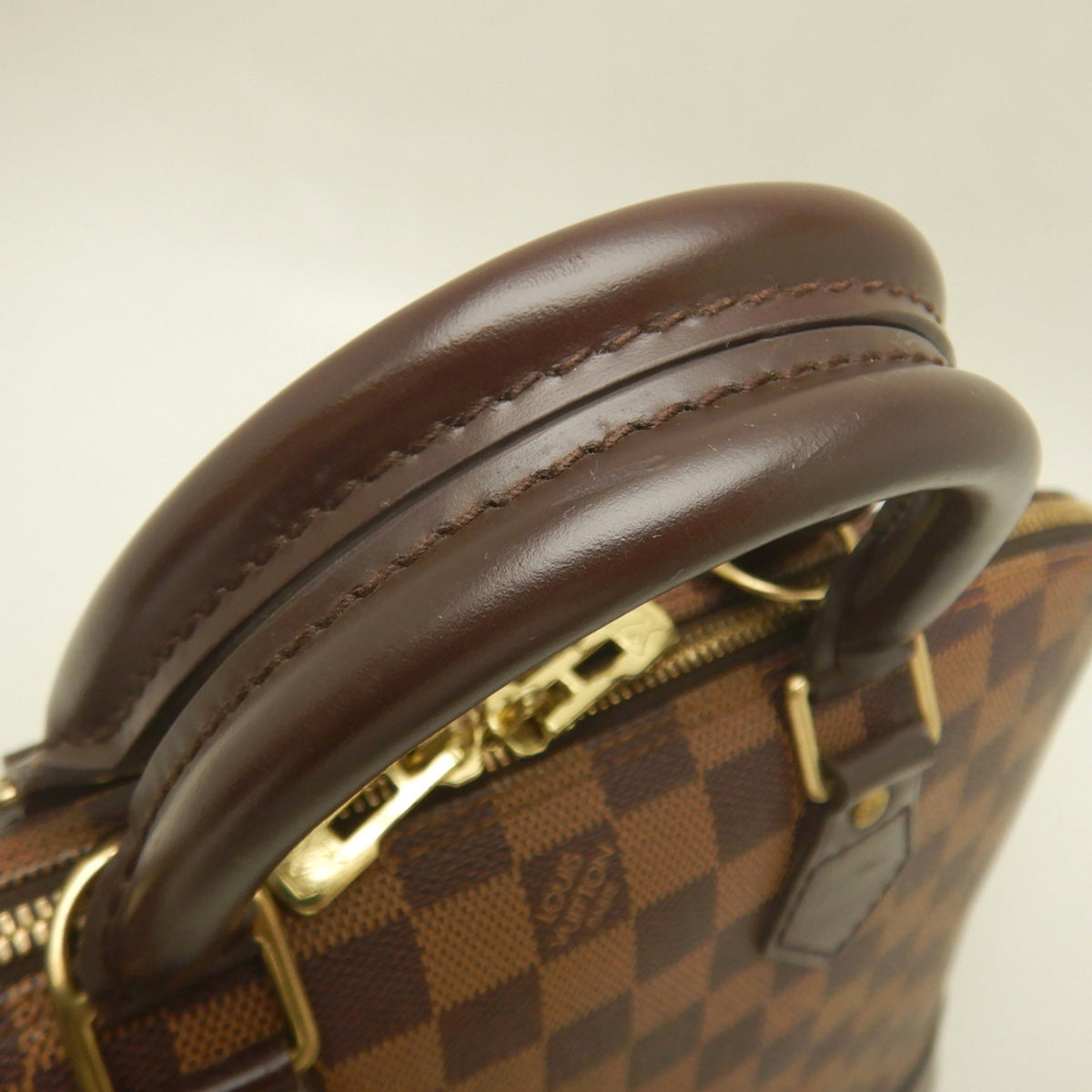 Louis Vuitton Damier Canvas Ebene Damier Canvas Handbag (Pre-Owned)