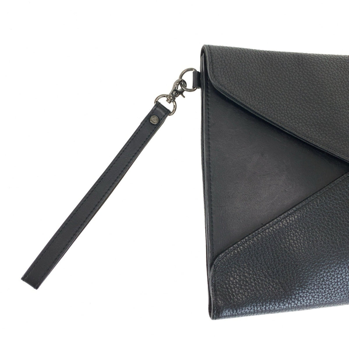Vivienne Westwood Black Leather Clutch Bag (Pre-Owned)