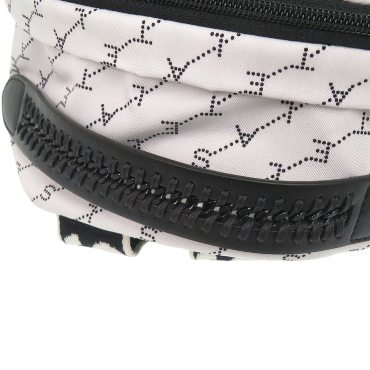Stella Mccartney Black White Nylon Backpack (Pre-Owned)