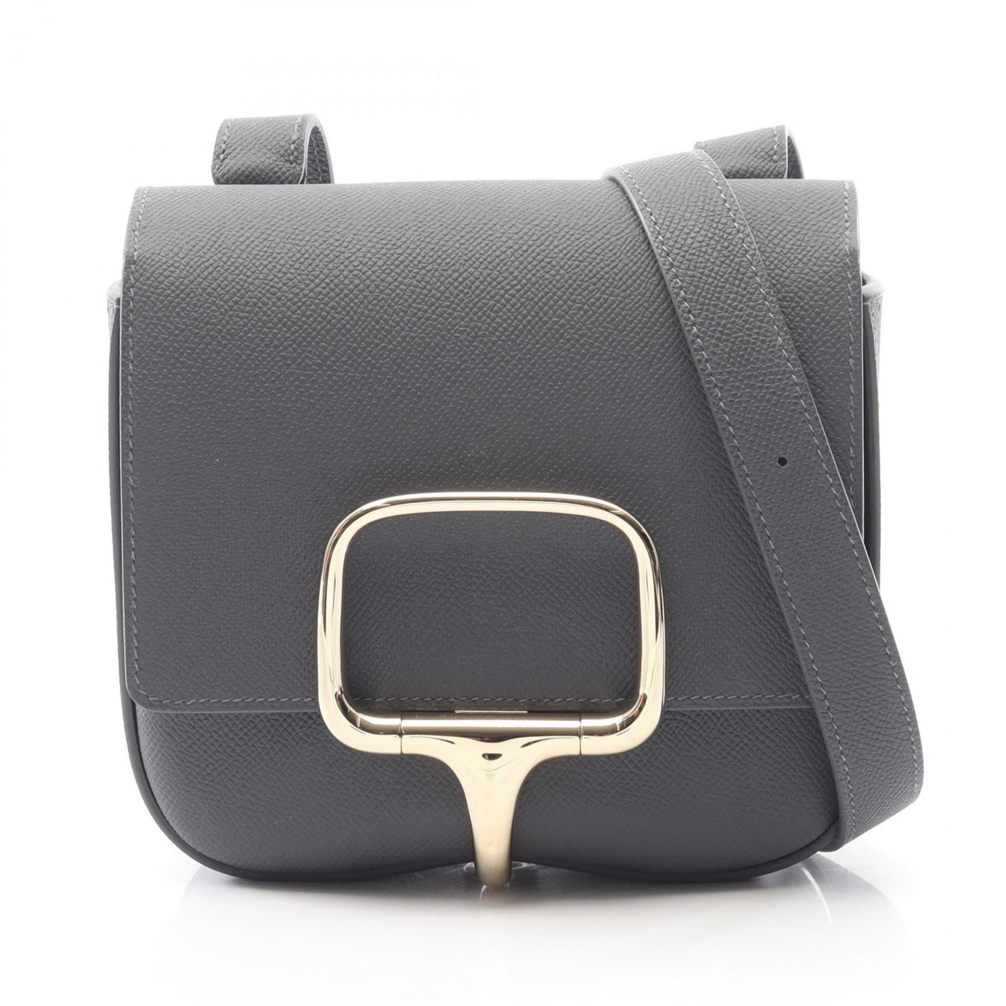 Hermes Ardoise Gray Epsom Leather Leather Shoulder Bag (Pre-Owned)
