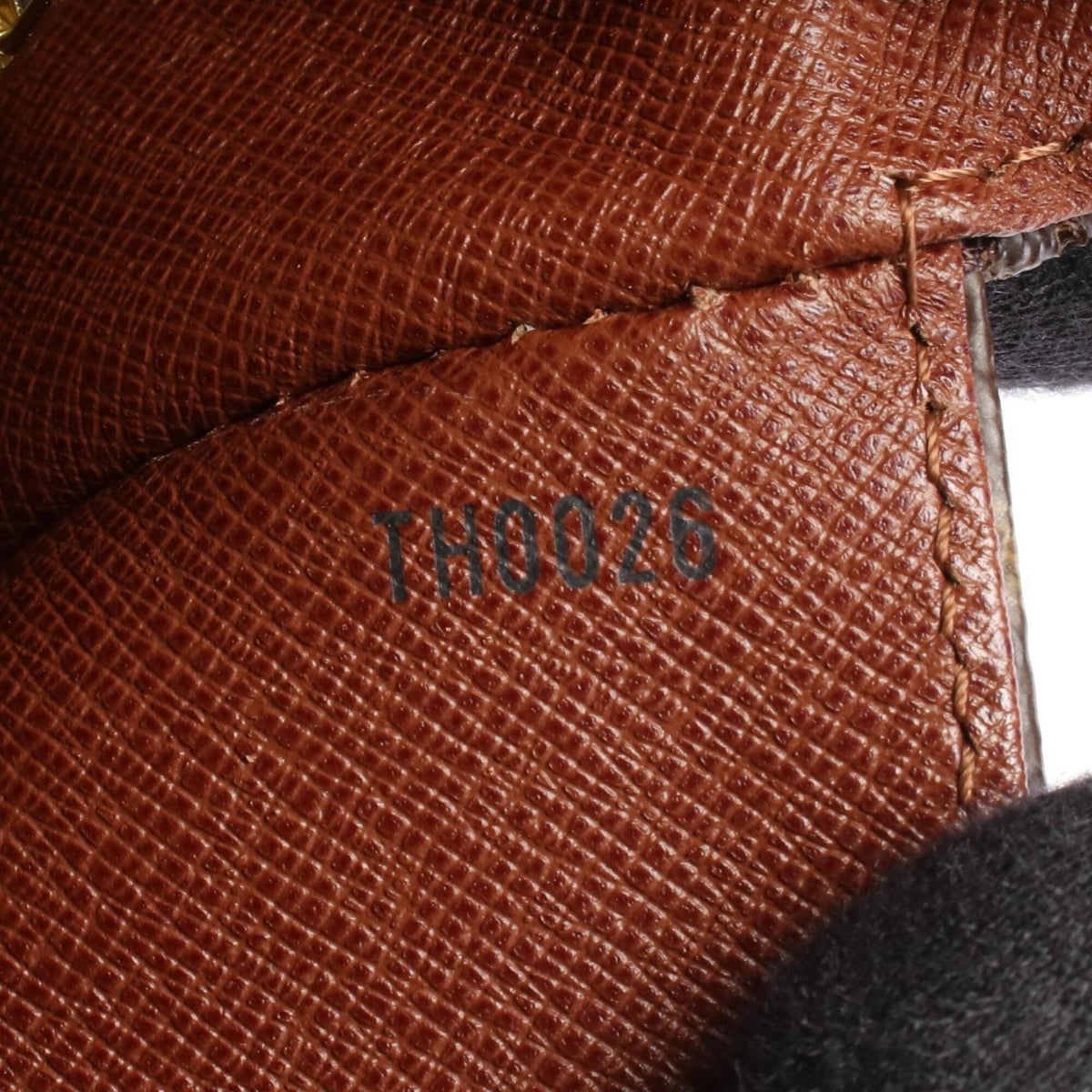 Louis Vuitton Brown Monogram Coated Canvas Leather Handbag Shoulder Bag (Pre-Owned)