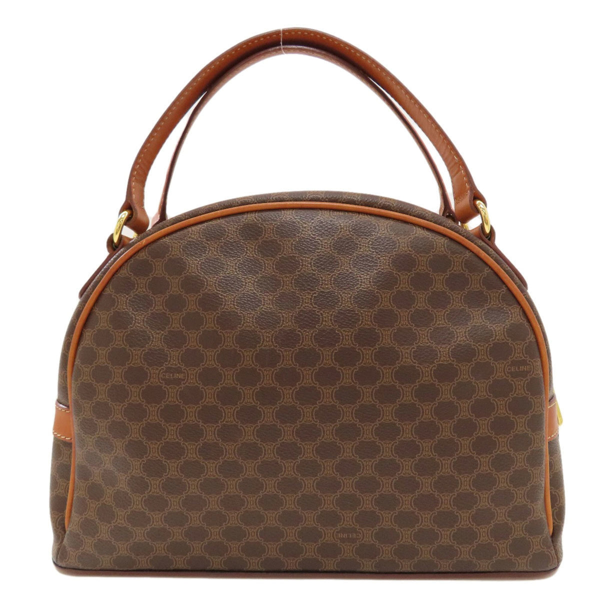 Celine Macadam Brown Pvc Handbag (Pre-Owned)