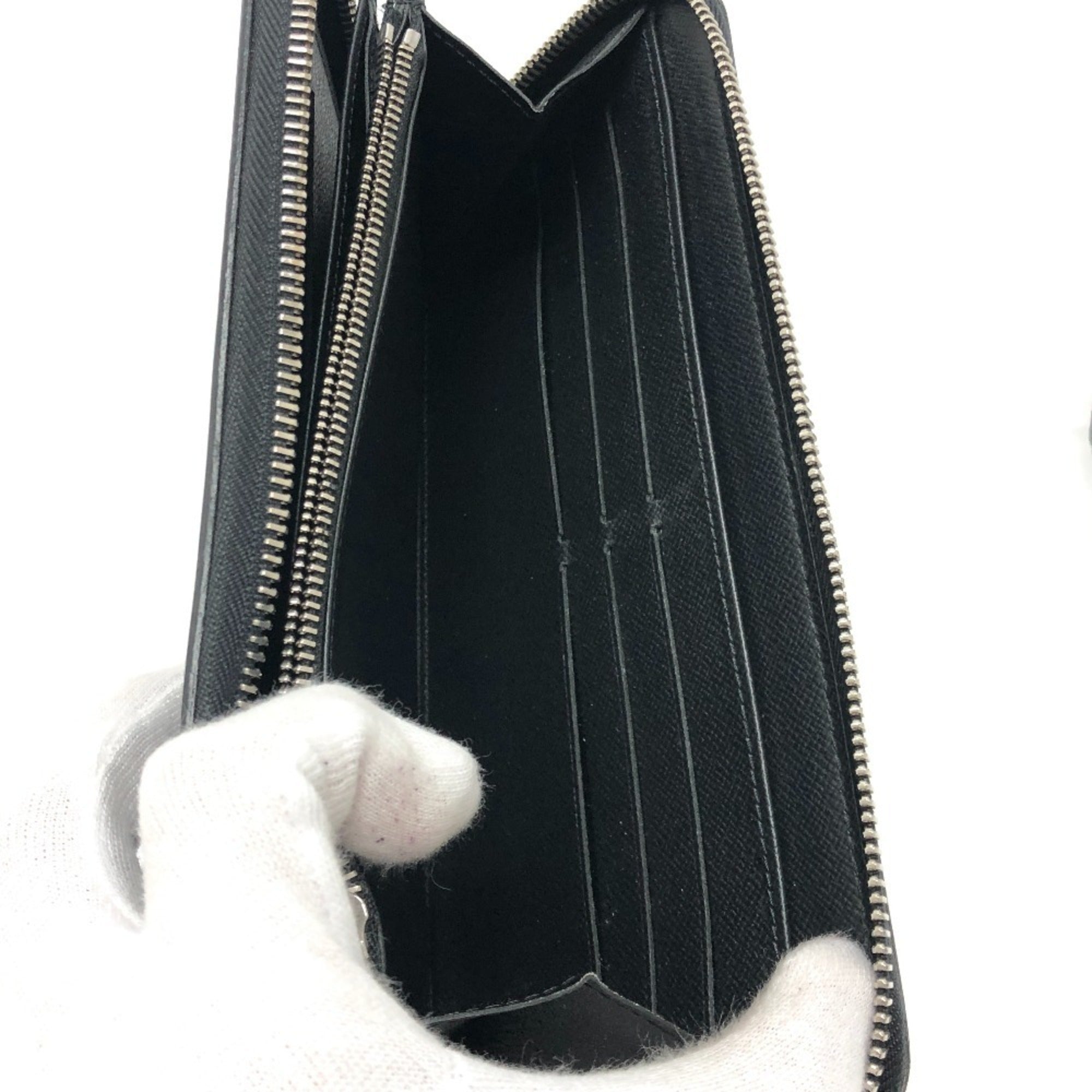 Louis Vuitton Black Epi Leather Long Wallet (Bi-Fold) (Pre-Owned)