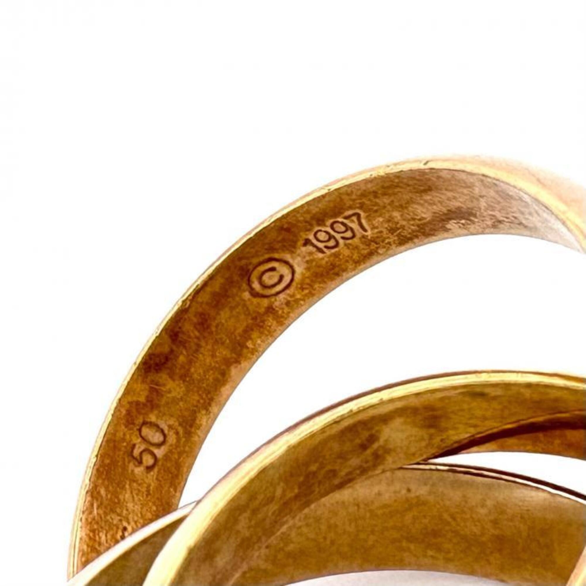 Cartier Pink Gold White Gold Yellow Gold Yellow Gold (18K) Pink Gold (18K) White Gold (18K) Band Ring (Pre-Owned)