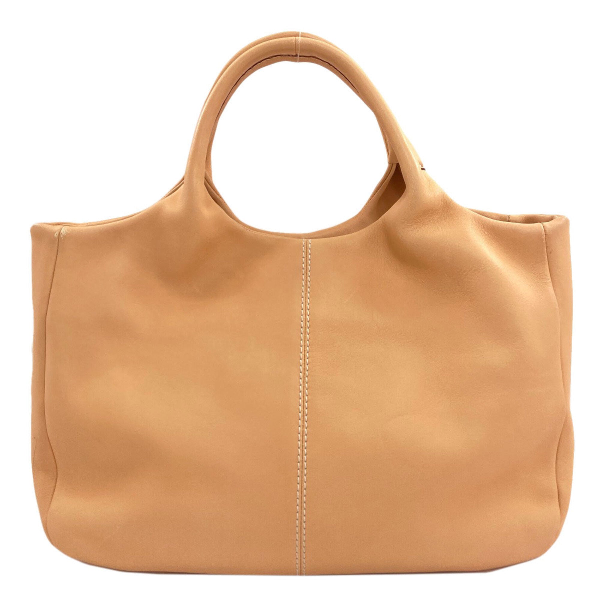 Tod's Beige Leather Handbag (Pre-Owned)