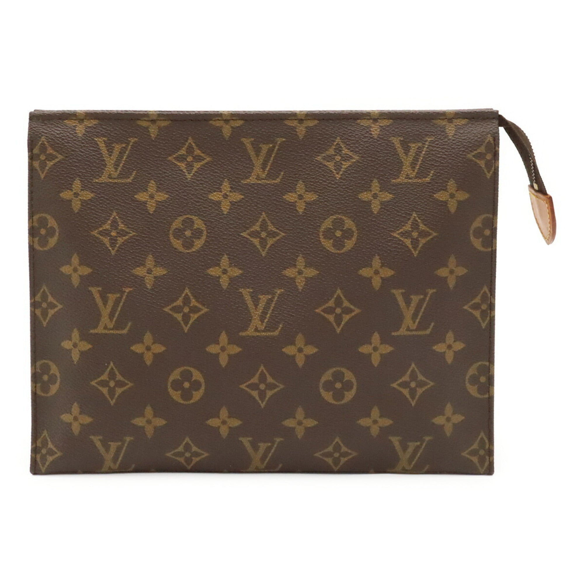 Louis Vuitton Brown Monogram Canvas Pochette Pouch (Pre-Owned)