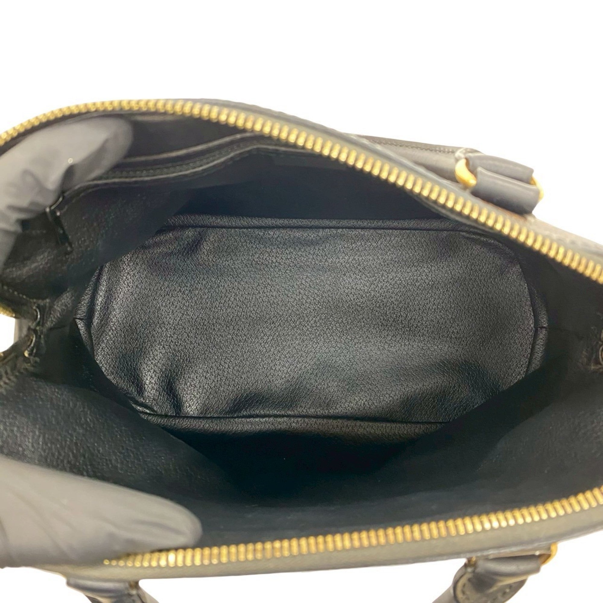 Celine Black Brown Leather Boston Bag Handbag (Pre-Owned)