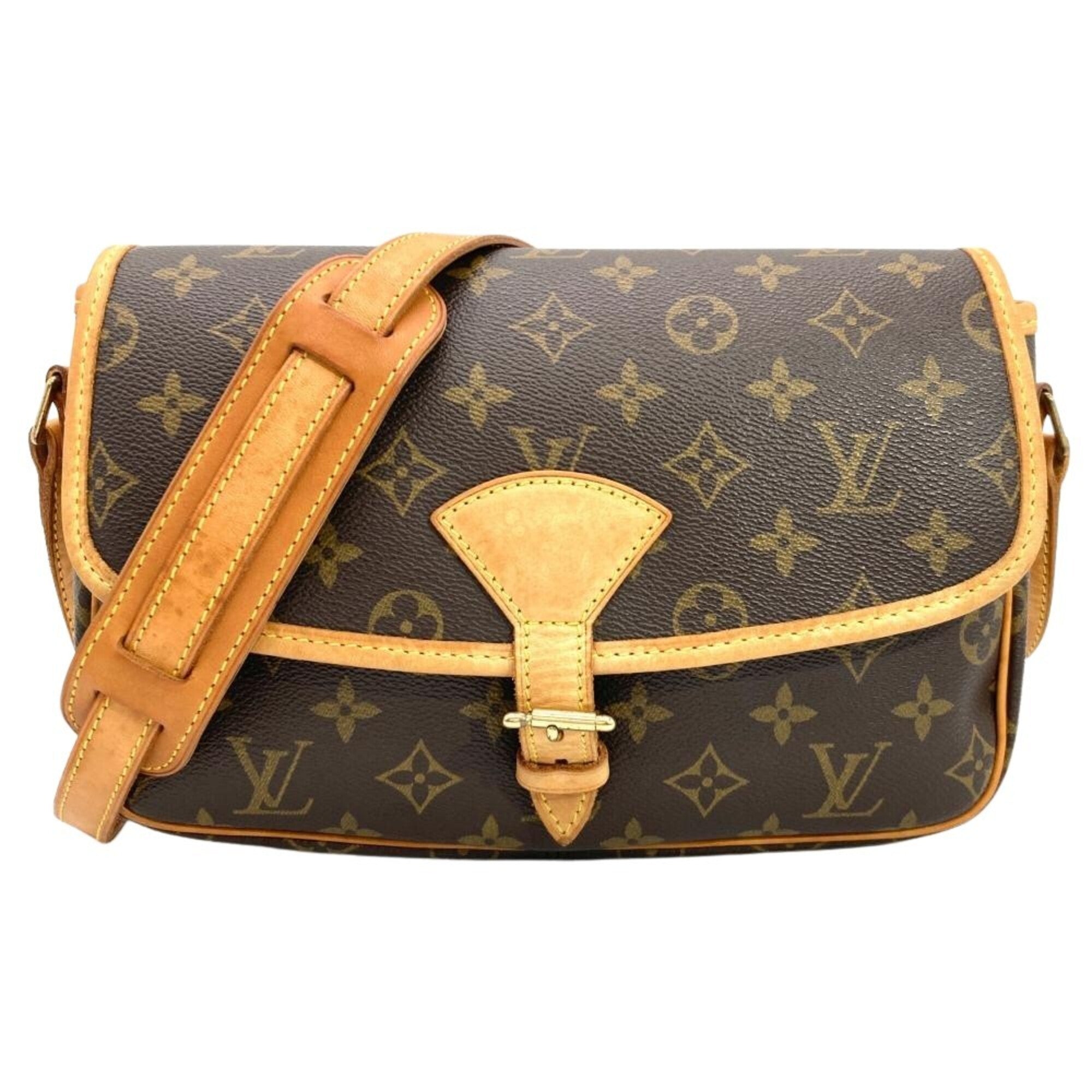 Louis Vuitton Brown Monogram Canvas Shoulder Bag (Pre-Owned)