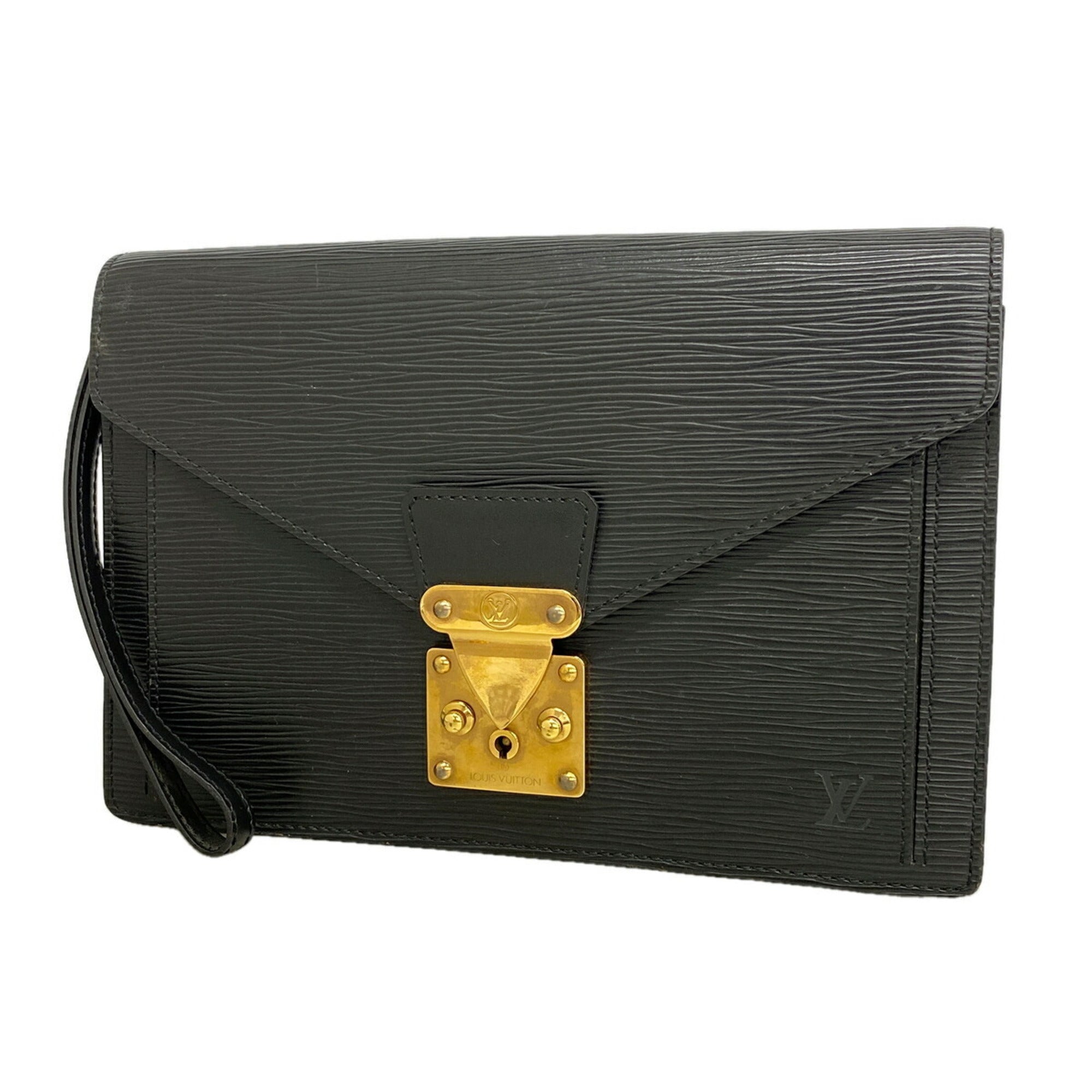 Louis Vuitton Noir Clutch Bag (Pre-Owned)