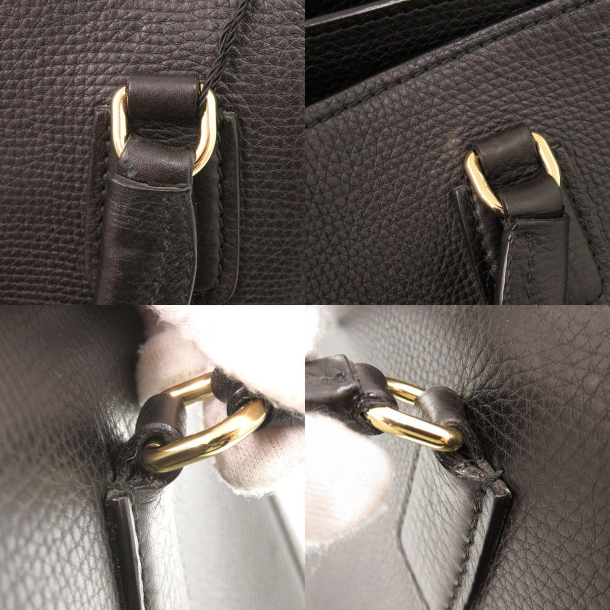 Dolce & Gabbana Black Leather Tote Bag (Pre-Owned)