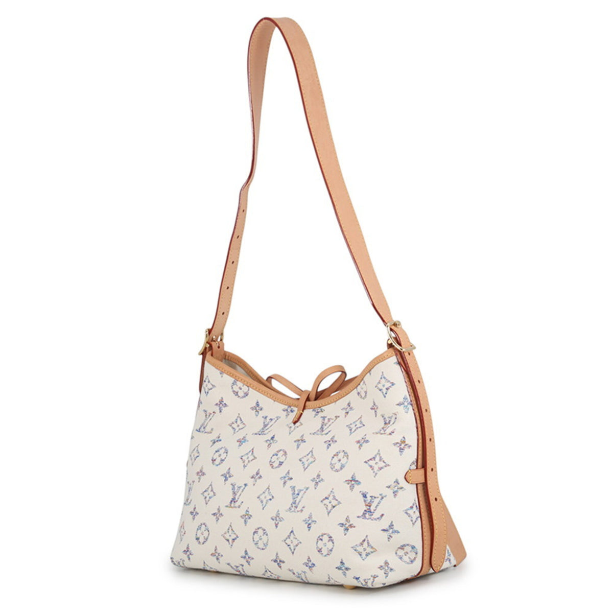 Louis Vuitton Monogram Off-White Or Monogram Handbag Pouch Shoulder Bag (Pre-Owned)