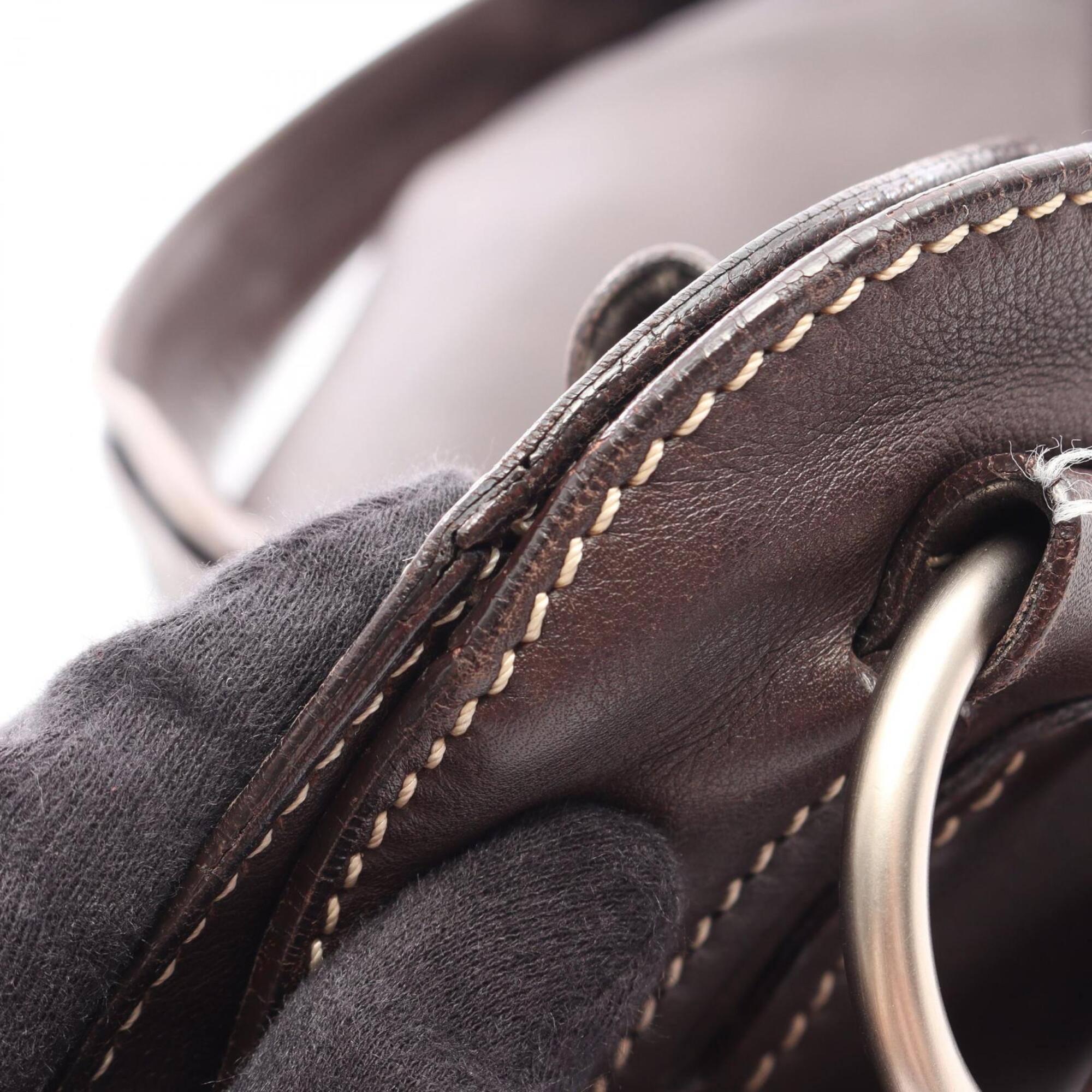Celine Brown Leather Handbag (Pre-Owned)