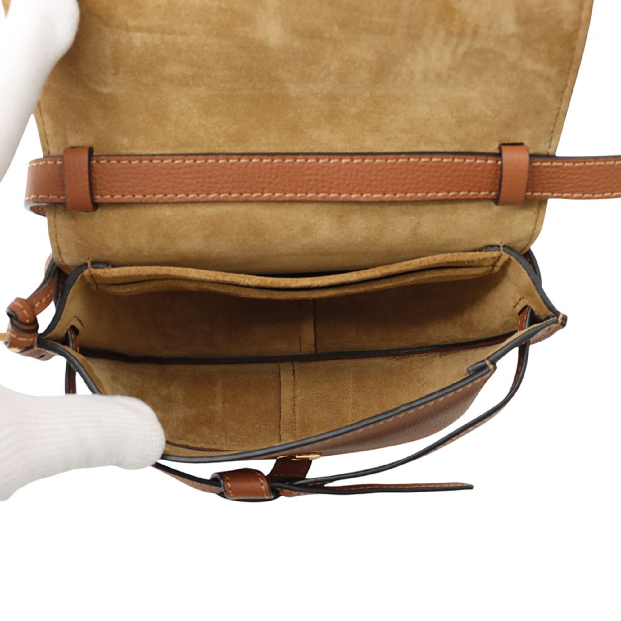 Loewe Brown Leather Shoulder Bag (Pre-Owned)