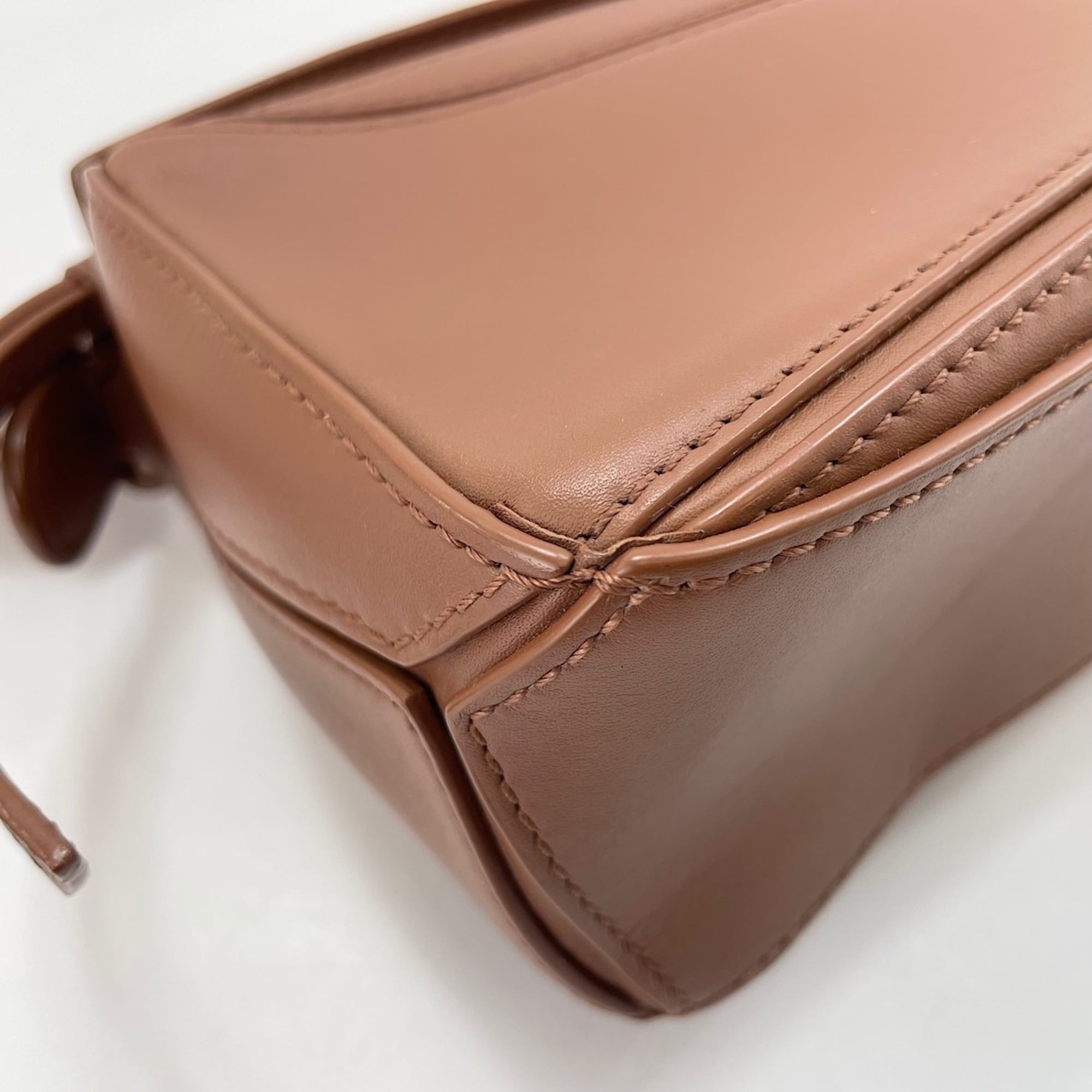 Loewe Puzzle Brown Handbag Shoulder Bag (Pre-Owned)