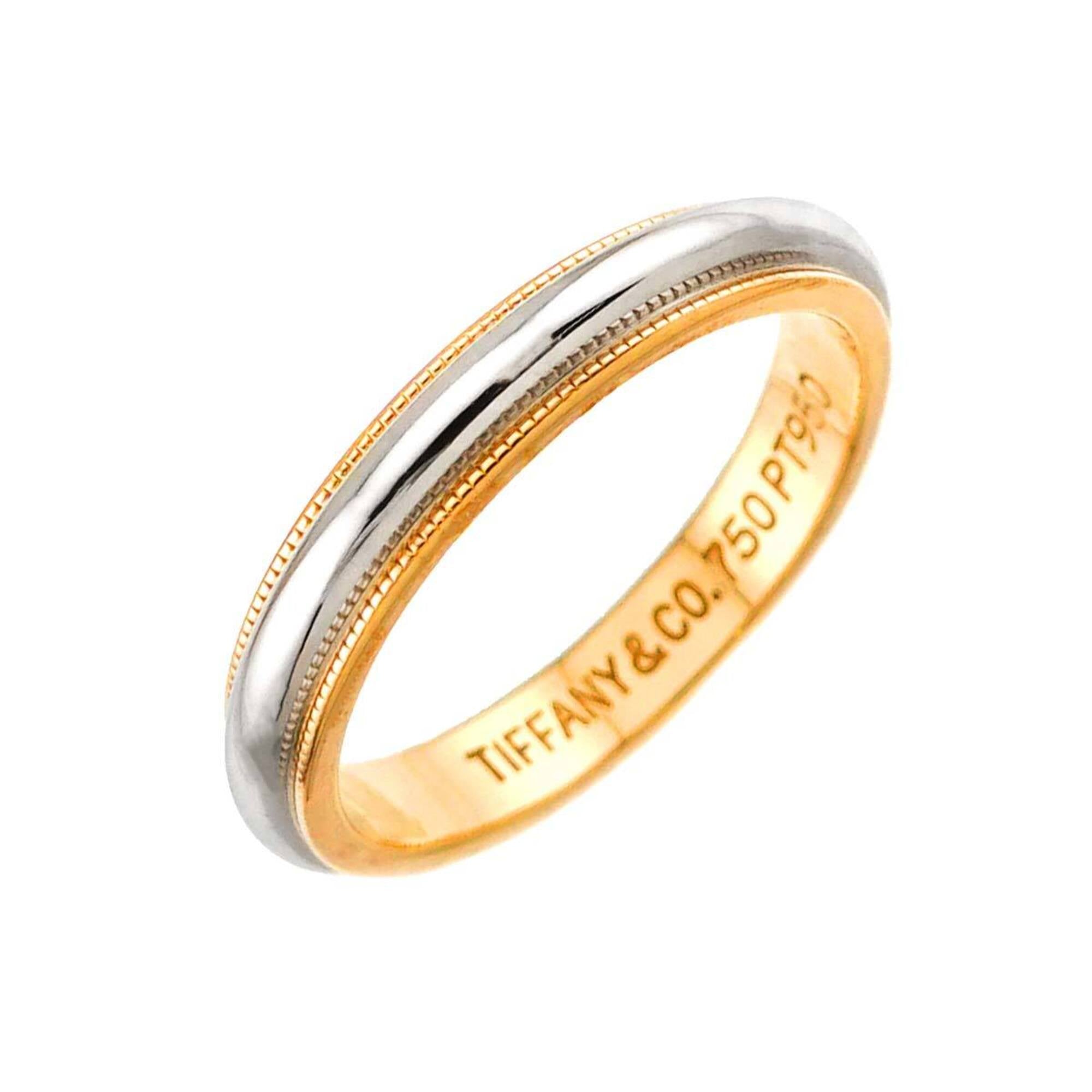 Tiffany Yellow Gold (18K) Platinum 950 Band Ring (Pre-Owned)